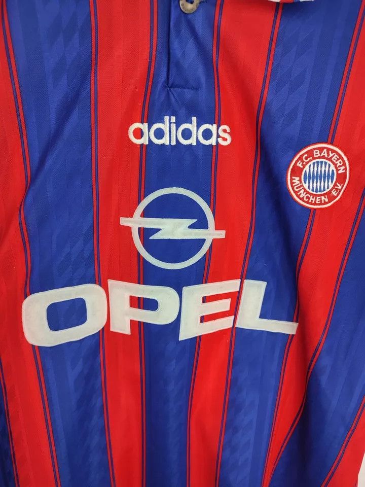 Adidas 1995/97 FC Bayern Munich Munchen 20 #RIZZITELLI Home Kit Size US L / EU 52-54 / 3 - 9 Thumbnail