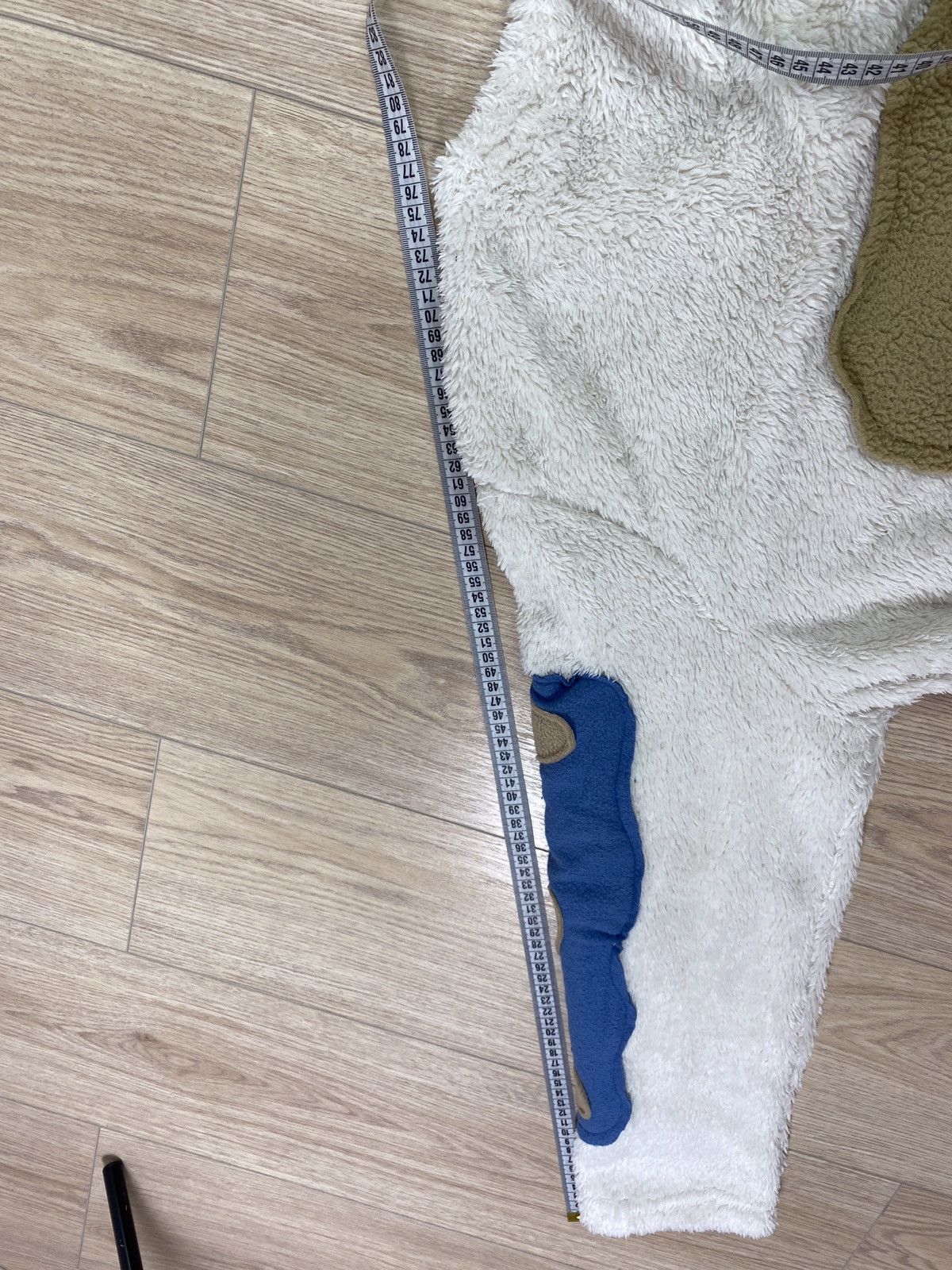 Nike × Vintage Vintage Sherpa Custom Skelet Fleece Swoosh Oversize Y2K rare Size US L / EU 52-54 / 3 - 12 Thumbnail