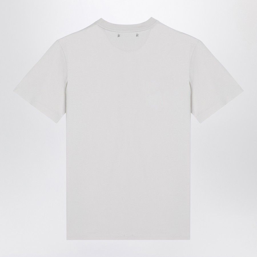Golden Goose o1d2blof0824 Cotton Crew-Neck T-Shirt With Logo in White Size M / US 6-8 / IT 42-44 - 2 Thumbnail