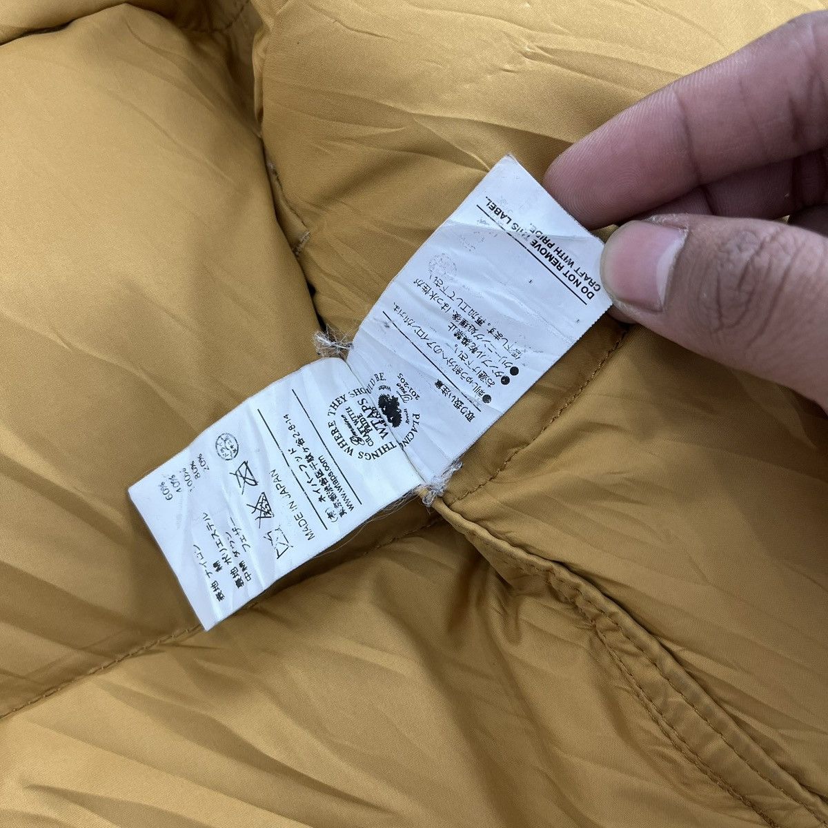 Wtaps 2000s Wtaps Puffer Down Jacket Streetwear Size US S / EU 44-46 / 1 - 14 Thumbnail