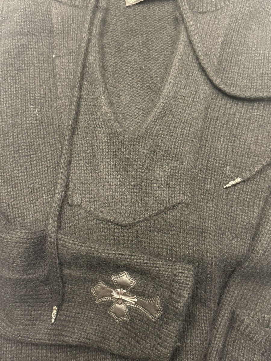 Chrome Hearts Chrome Hearts Cashmere Hoodie Black M Size US M / EU 48-50 / 2 - 3 Thumbnail