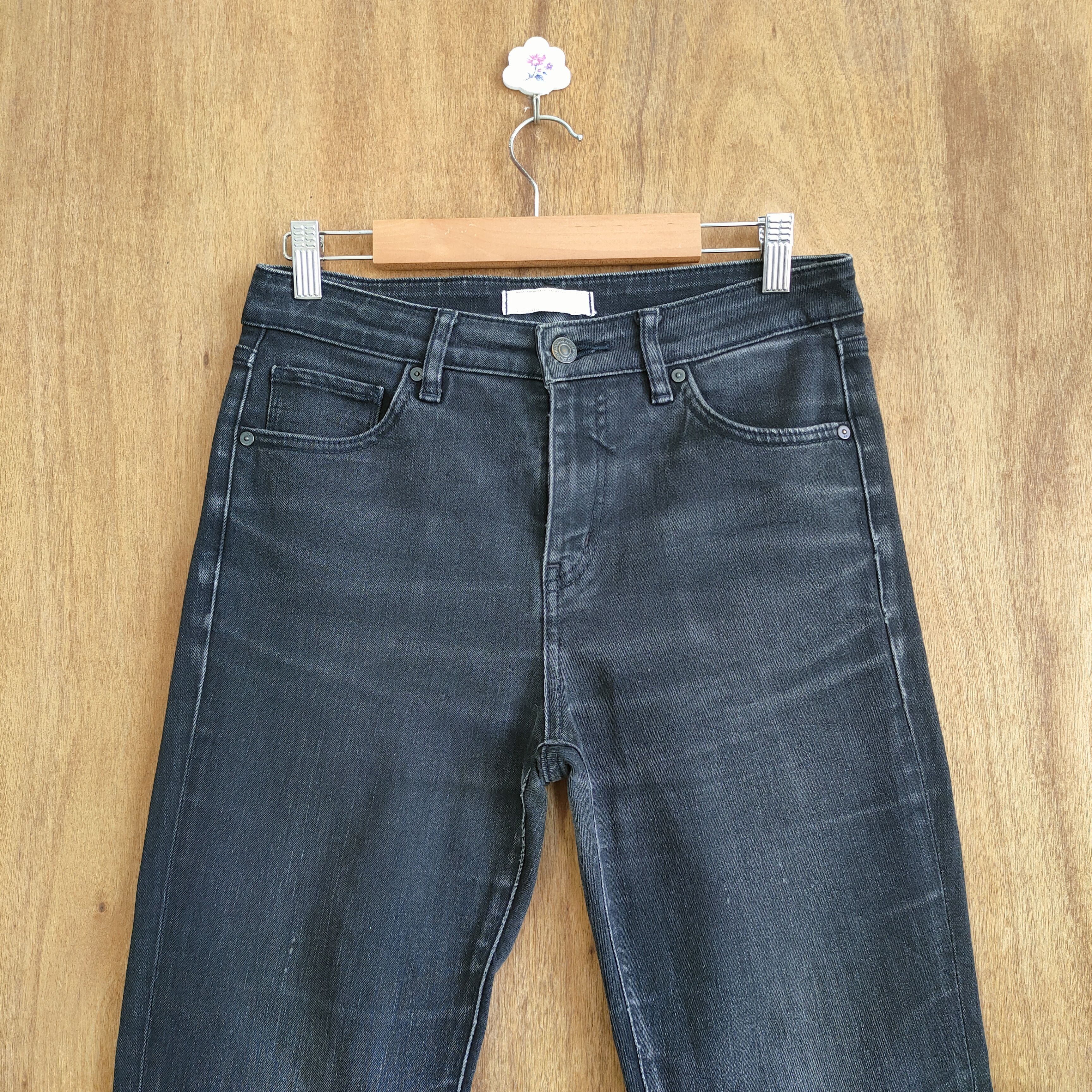 Japanese Brand VINTAGE JAPANESE BRAND BLACK JEAN DENIM PANTS Size US 28 / EU 44 - 2 Thumbnail