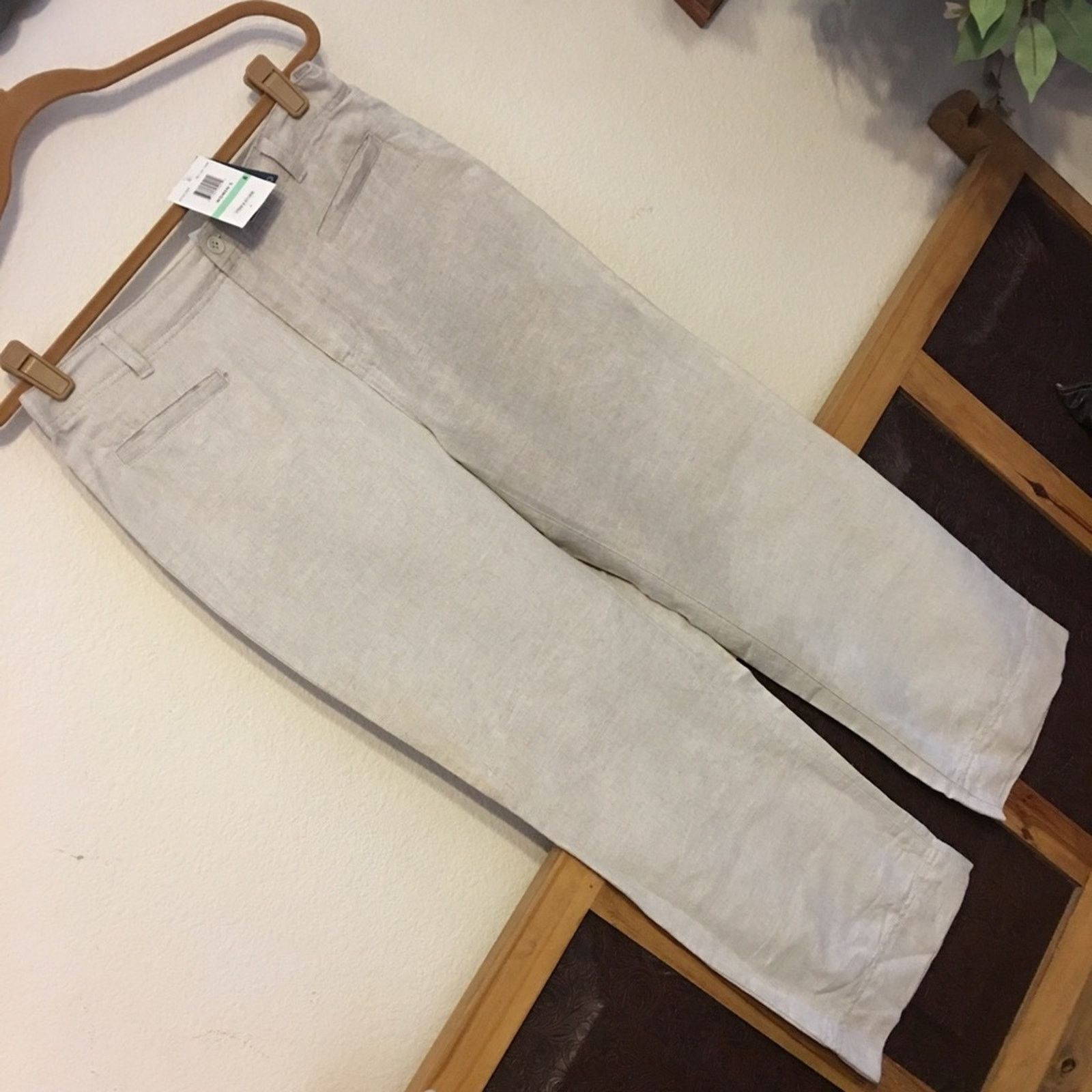 Calvin Klein Calvin Klein oyster cropped jeans NWT 8 Size 30" / US 8 / IT 44 - 2 Thumbnail
