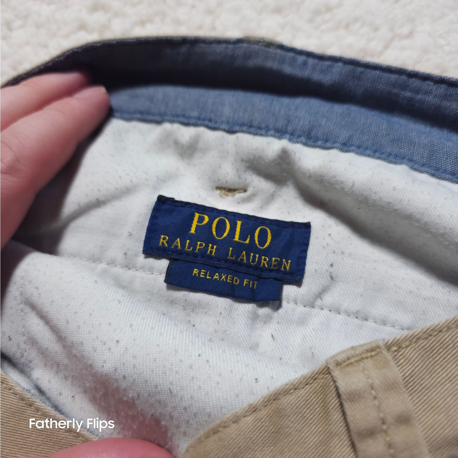 Polo Ralph Lauren Polo Ralph Lauren Relaxed Fit Chino Shorts 42 Khaki Tan Size US 42 / EU 58 - 4 Thumbnail