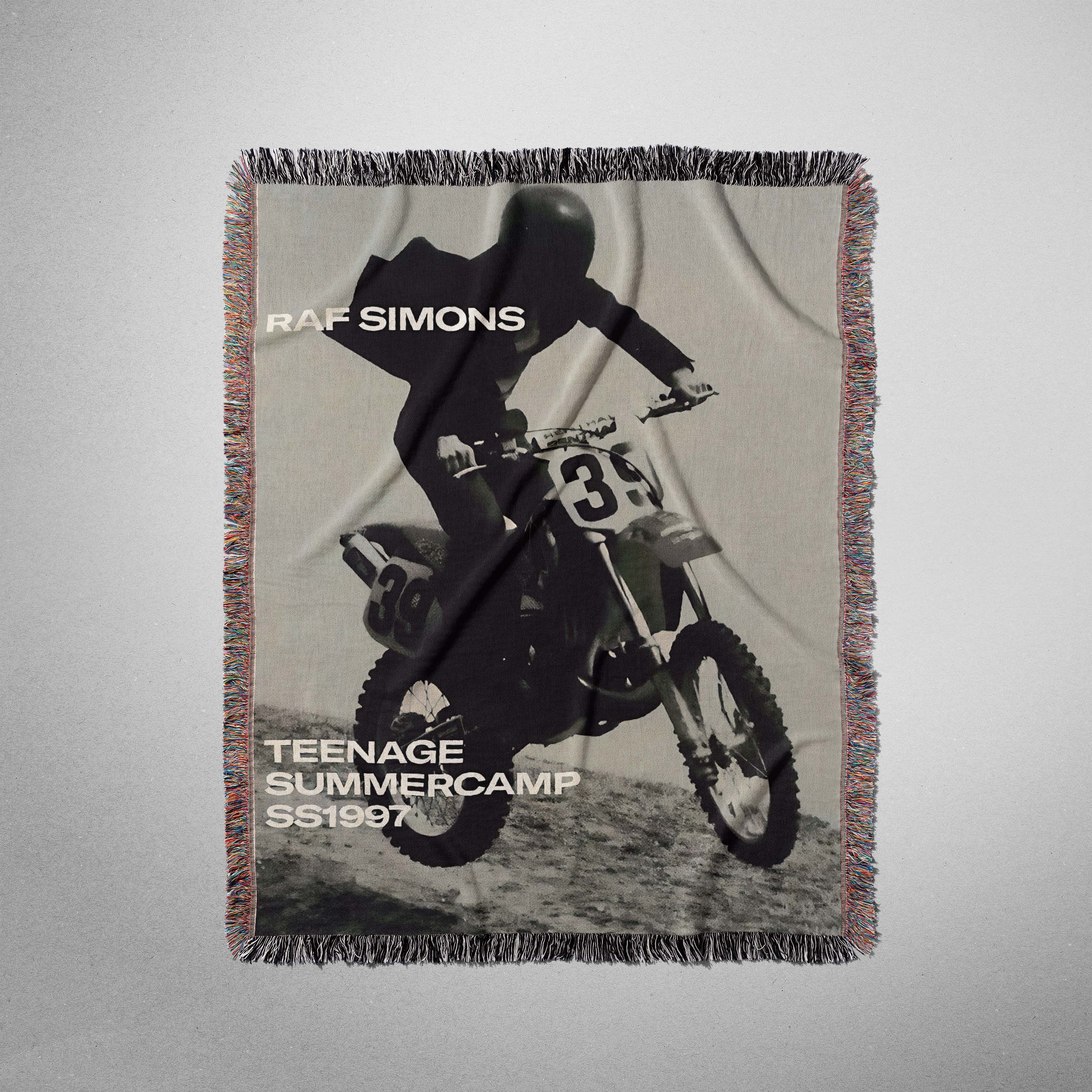 Raf Simons Raf Simons Blanket Woven Art Poster Fashion Gift Logo Size ONE SIZE - 2 Thumbnail