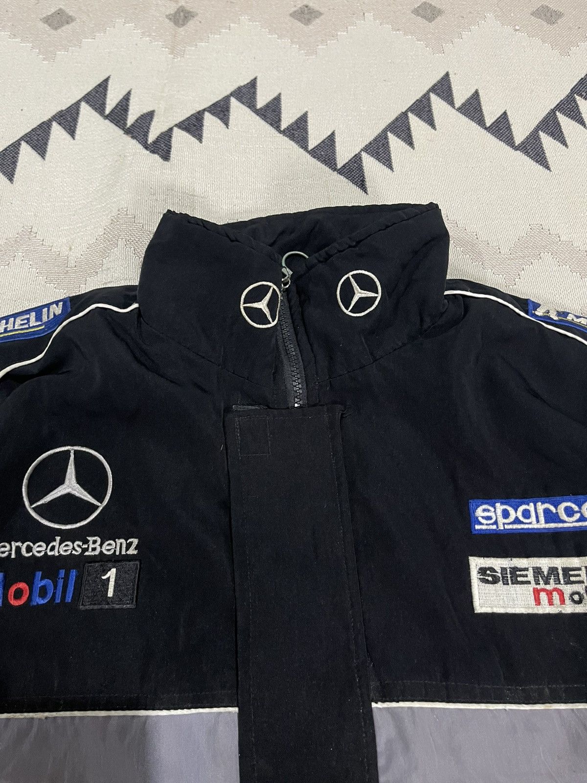 Mercedes-Benz 2000s MARCEDES - BENZ MCLAREN TEAM RACING JACKET DISTRESSED Size US XL / EU 56 / 4 - 12 Thumbnail