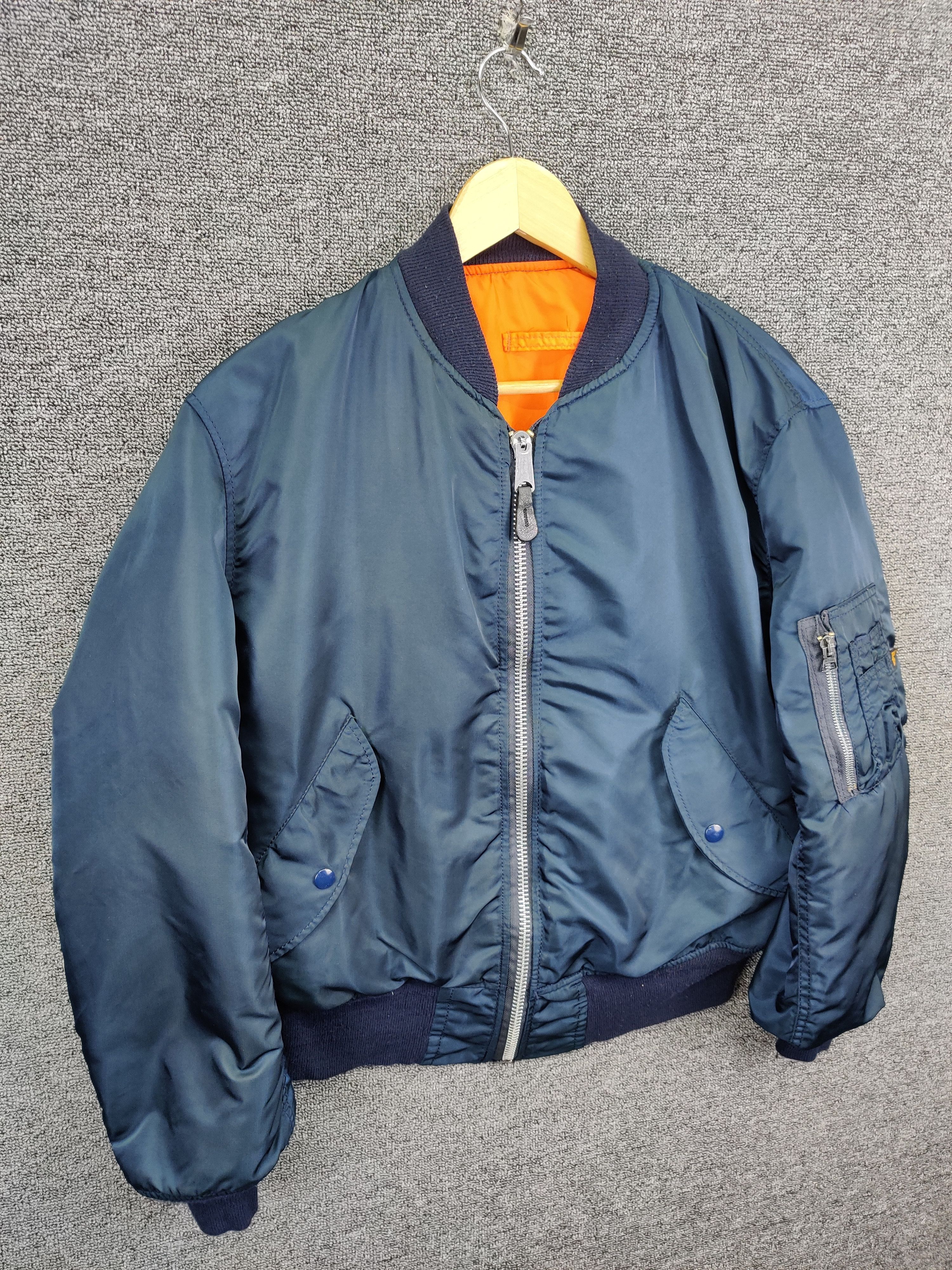 Alpha Industries Vintage Alpha Industries MA-1 Flight Bomber Jacket Size US M / EU 48-50 / 2 - 4 Thumbnail