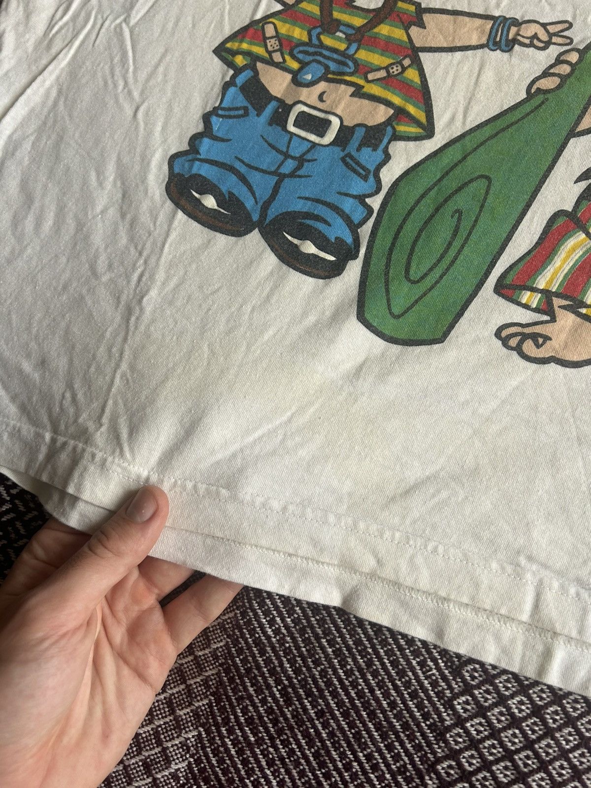 Vintage Vintage 90s FlintStones Tee Single Stitch Streetwear Size M Size US M / EU 48-50 / 2 - 6 Thumbnail