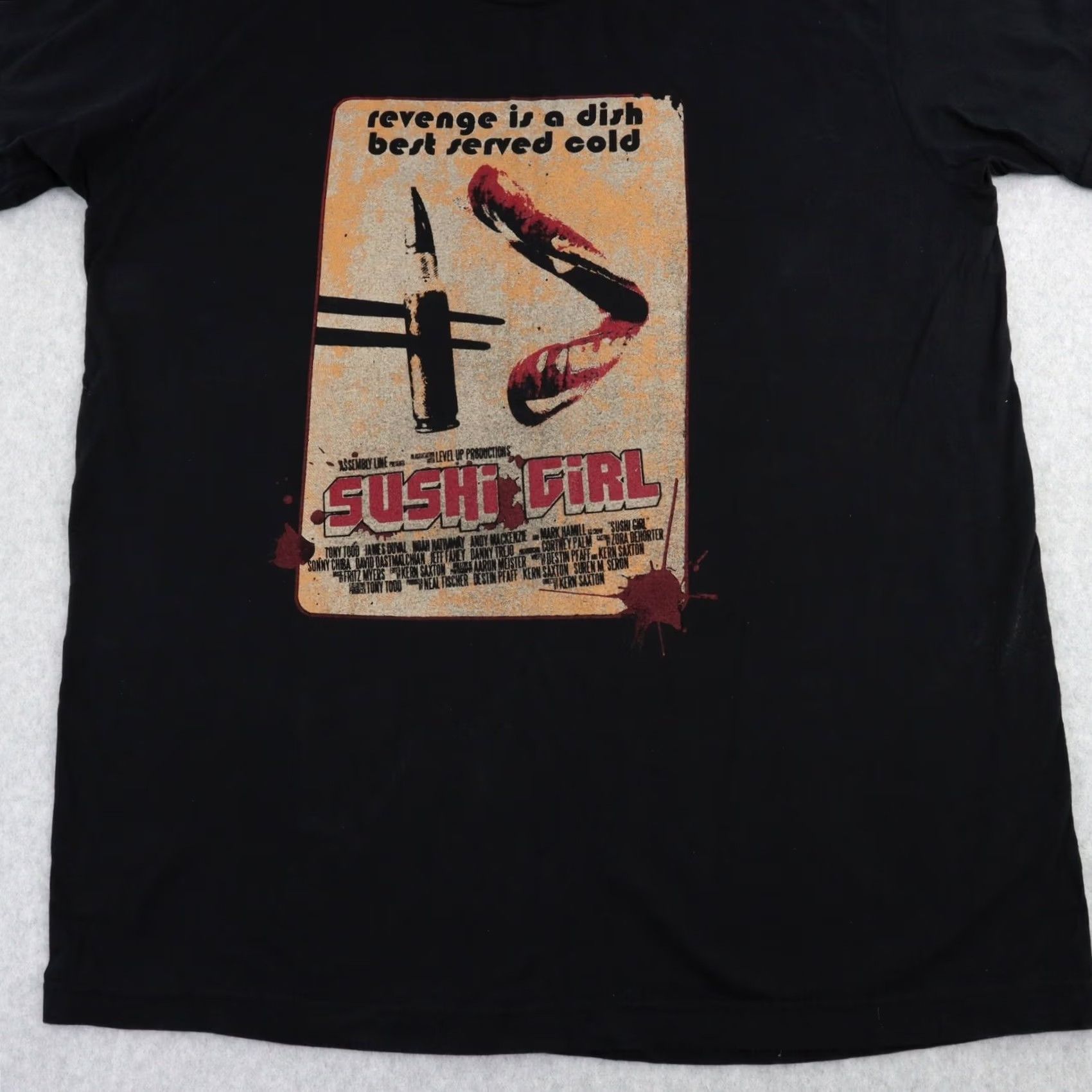 American Apparel Sushi Girl / American Apparel T-Shirt XL Black Movie Tshirt Mens Vintage? Size US XL / EU 56 / 4 - 7 Thumbnail