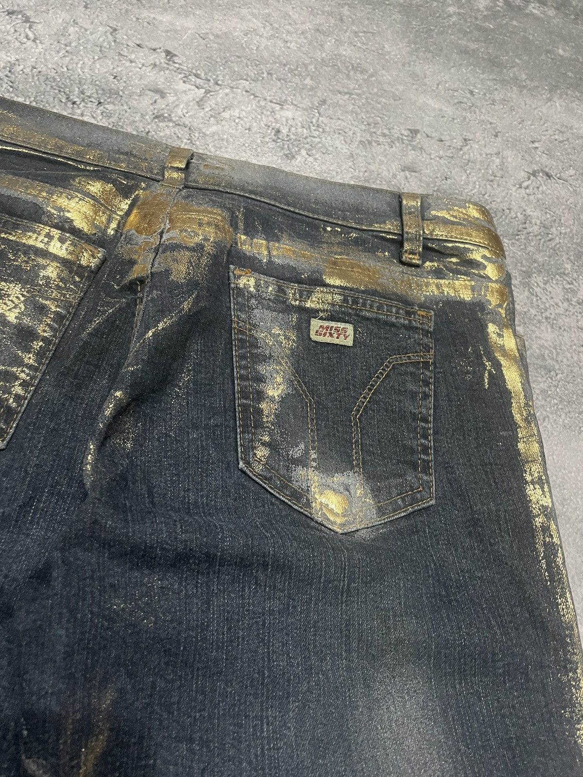 Hysteric Glamour × Le Grande Bleu (L.G.B.) × Vintage RARE vintage If Six Was Nine style flared Miss Sixty jeans Size US 30 / EU 46 - 9 Thumbnail