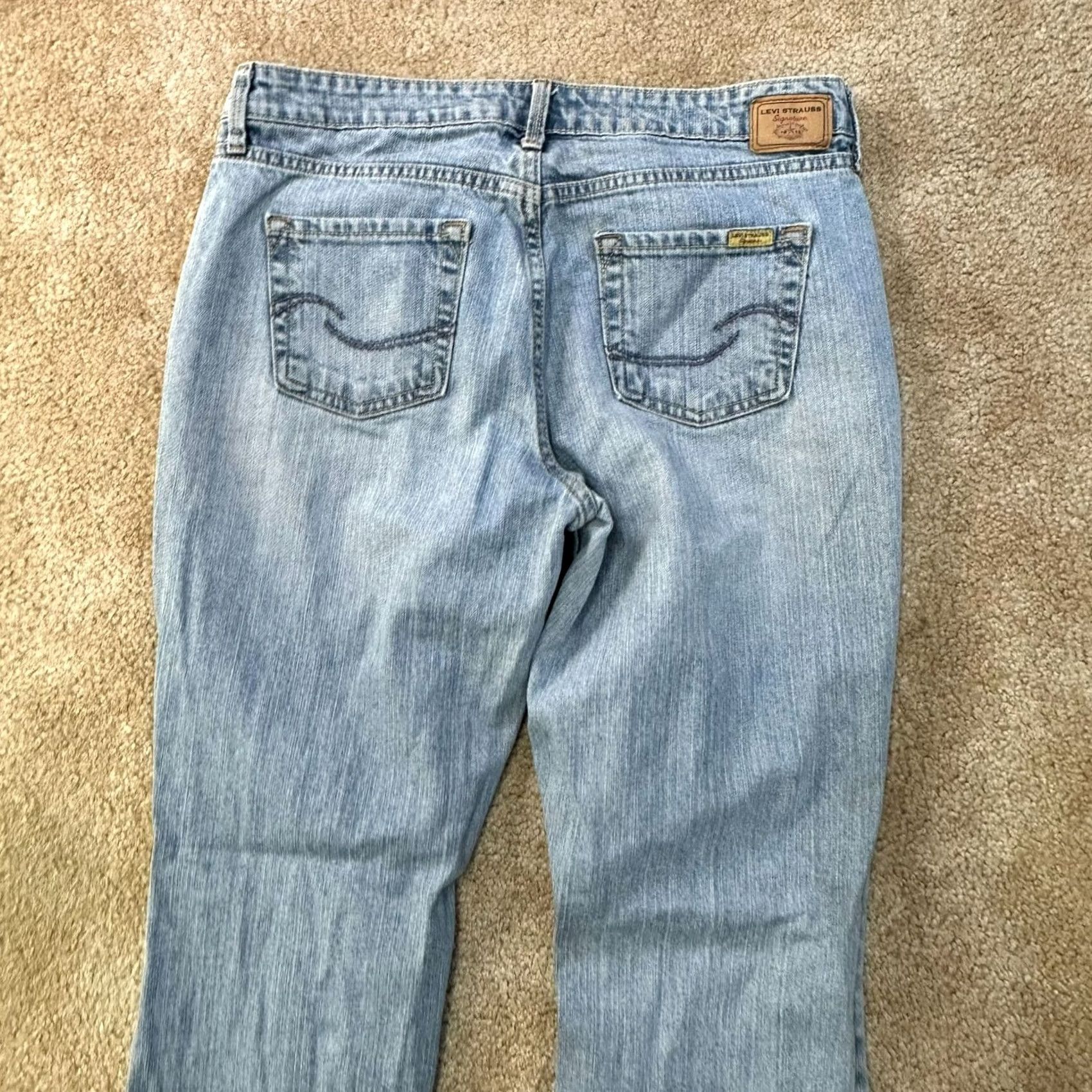 Levi's Levi's Signature Jeans Women's 12L Blue Mid Bootcut Stretch Denim 34" Inseam 5-Pocket Classic Fit Size 34" / US 12 / IT 48 - 5 Thumbnail