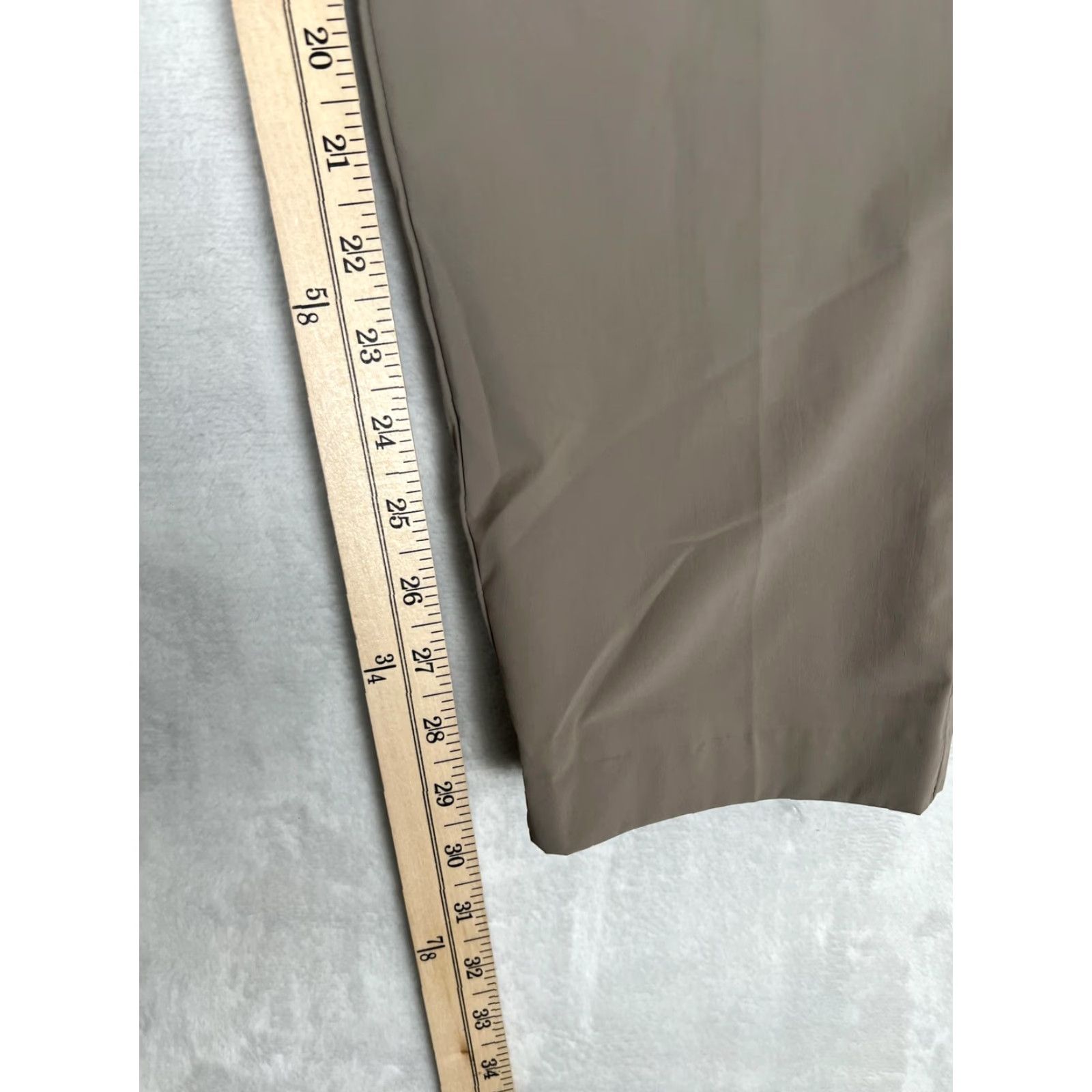 Mango MNG by Mango Cargo Pants Men's Beige Regular Fit Pocket Pockets Drawstring Waist 30x30 Casual Travel Size 30" / US 8 / IT 44 - 2 Thumbnail