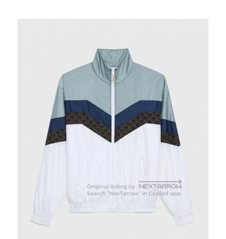 Celine Celine 21SS Runway Monogram Colorblock Track Jacket. Size US S / EU 44-46 / 1 - 6 Thumbnail