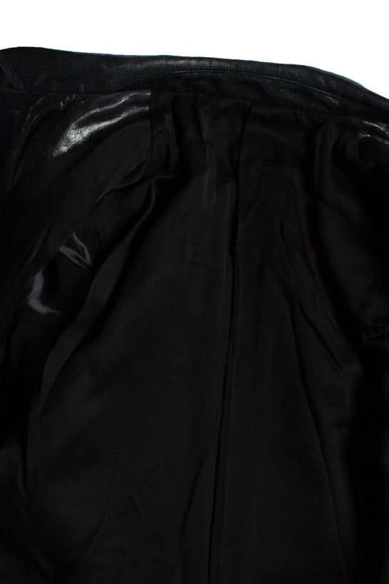 Sankuanz Sankuanz, Black leather distressed jacket Size US M / EU 48-50 / 2 - 8 Thumbnail