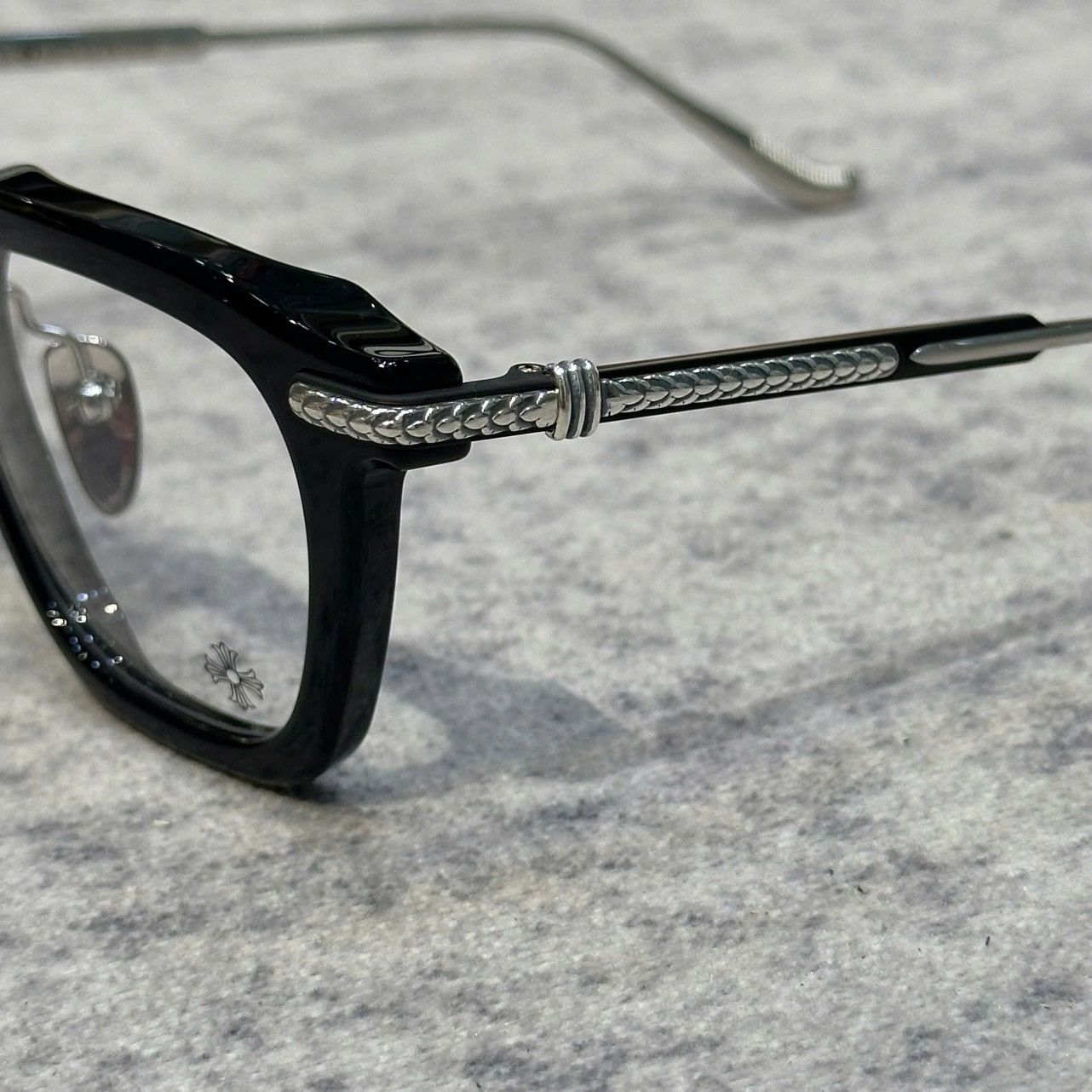 Chrome Hearts CHROME HEARTS CUMPTION-A Black/Brushed Silver Size ONE SIZE - 3 Thumbnail