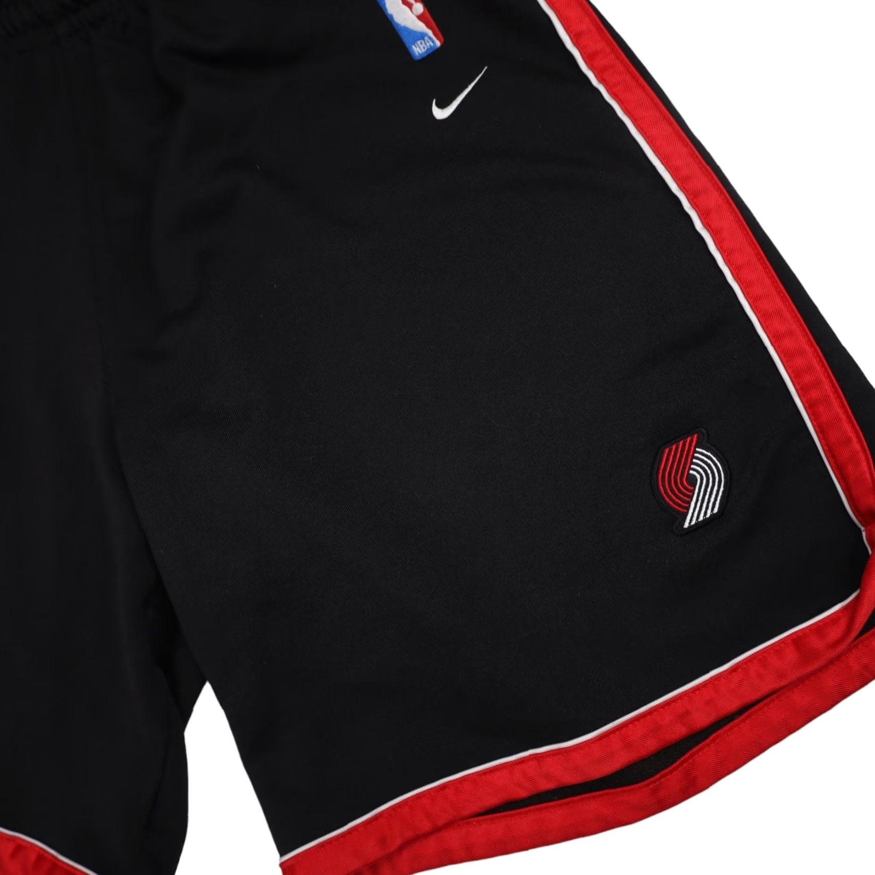 Nike VINTAGE Nike NBA Authentic Portland Blazers Basketball Shorts Black Mens Large Size US 33 - 3 Thumbnail