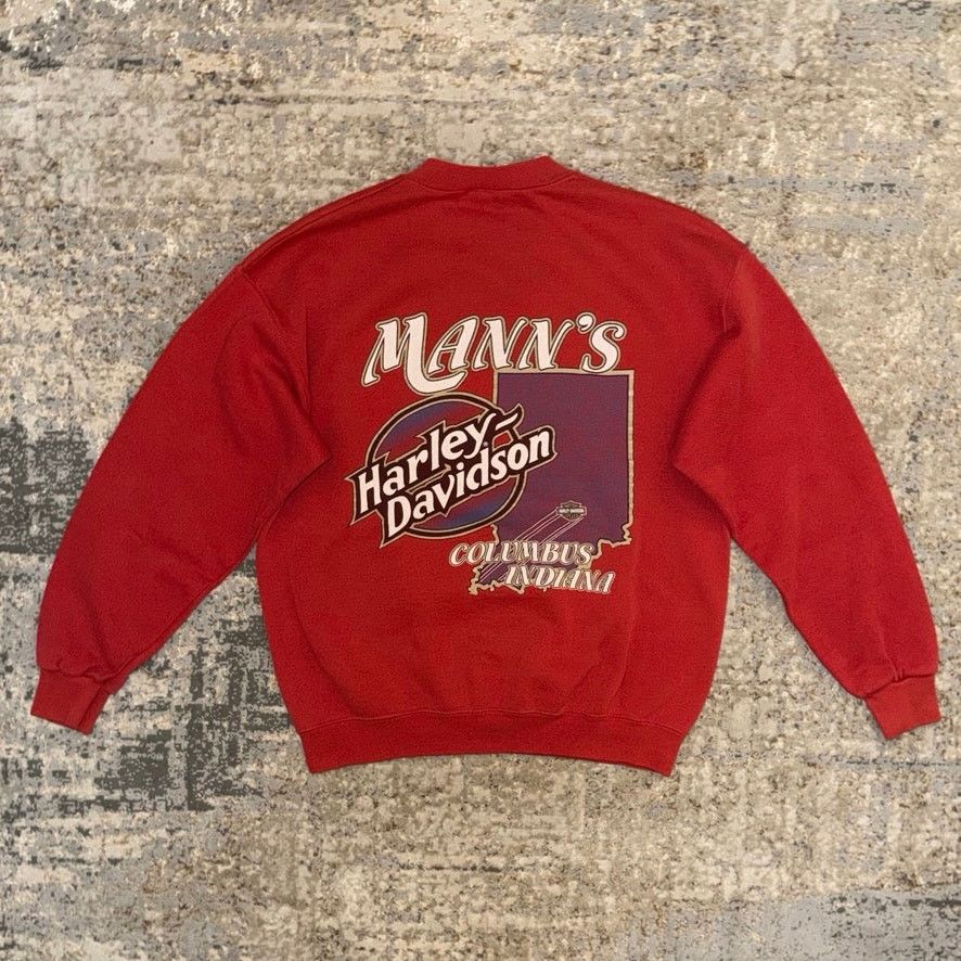 Harley Davidson Harley Davidson Vintage 1999 Let’s Ride Logo Crewneck Mens M Size US M / EU 48-50 / 2 - 2 Thumbnail