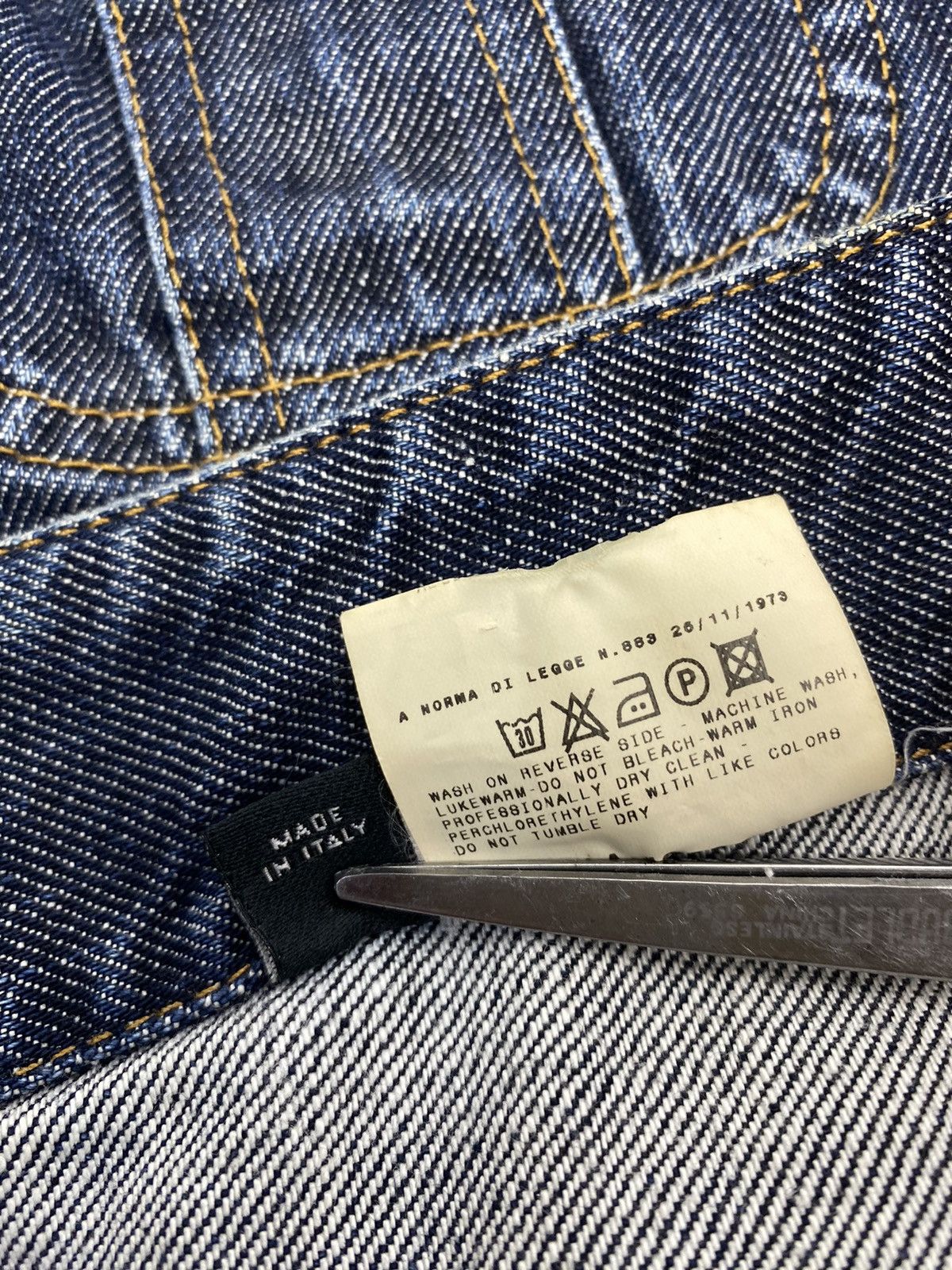 Designer × Dolce & Gabbana 🔥 Archive Big Leather logo D&G Dolce&Gabbana denim jacket Size S / US 4 / IT 40 - 14 Thumbnail