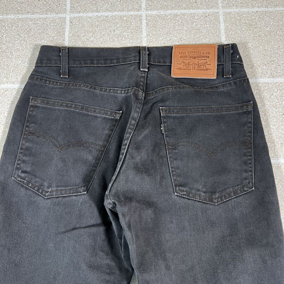 Levi's Vtg 80s Levi’s 505 Jeans Black Denim USA Made Black Tab Size US 29 - 2 Thumbnail