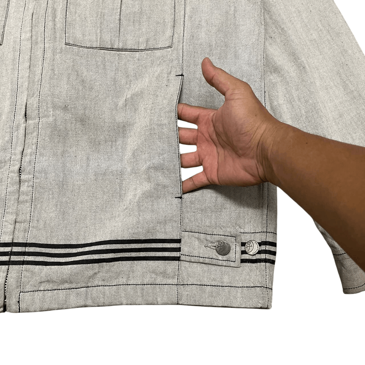 Jean Charles De Castelbajac Vintage Jean Charles De Castelbajac Zipper Jacket Size US L / EU 52-54 / 3 - 4 Thumbnail