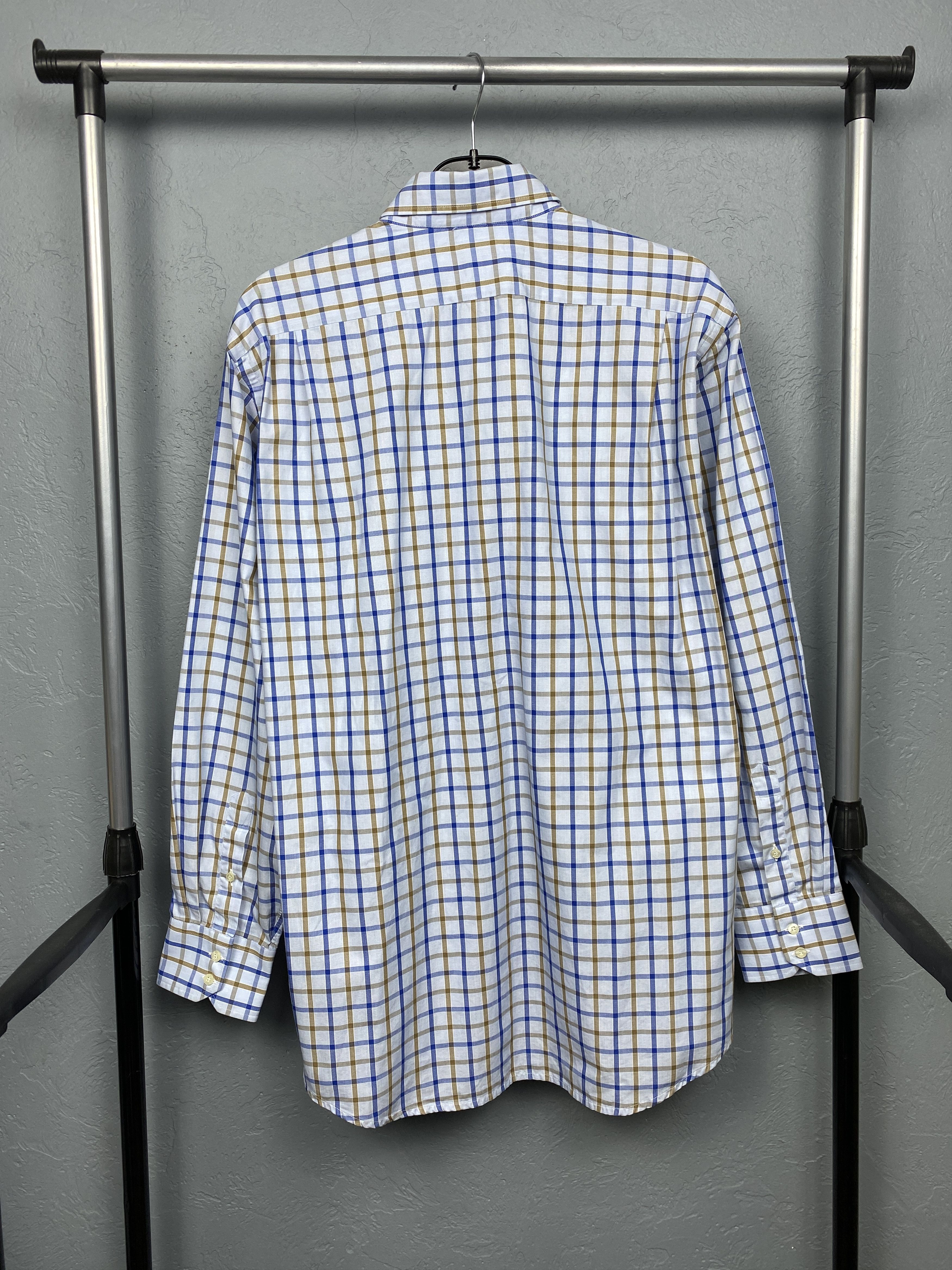 Lacoste Lacoste Vintage Mens Long Sleeve Check Shirt Size US L / EU 52-54 / 3 - 6 Thumbnail