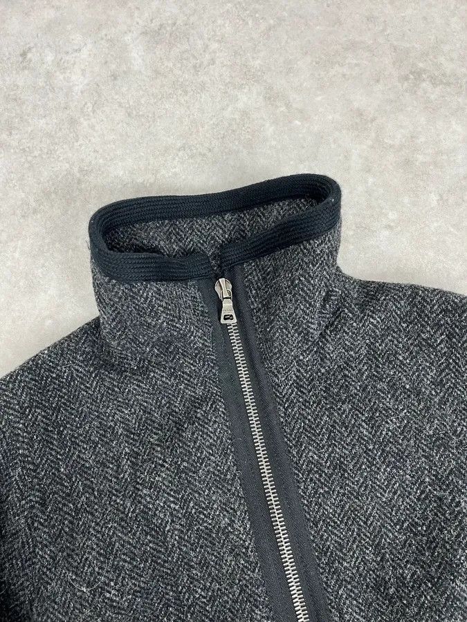 Prada 2000s Prada Grey Wool Hybrid Jacket Size S / US 4 / IT 40 - 4 Thumbnail
