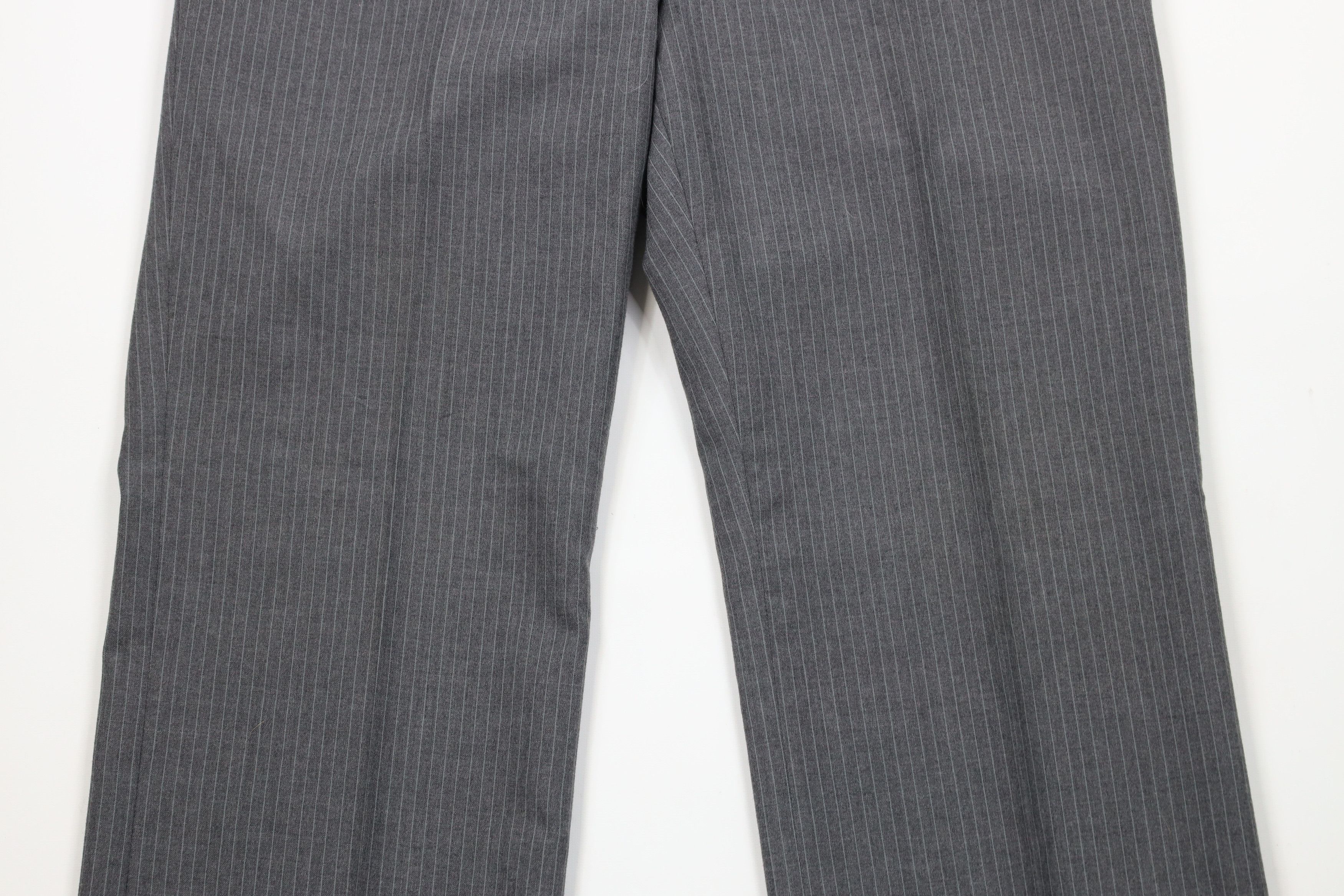 Vintage Vintage 70s Streetwear Pinstriped Bell Bottoms Chino Pants Size US 42 / EU 58 - 3 Thumbnail