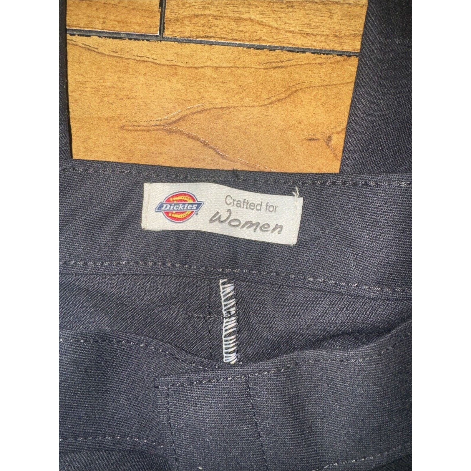 Dickies Women’s Dickies Chino Pants 35x36 Measured Black BNWT Size 35" - 3 Thumbnail