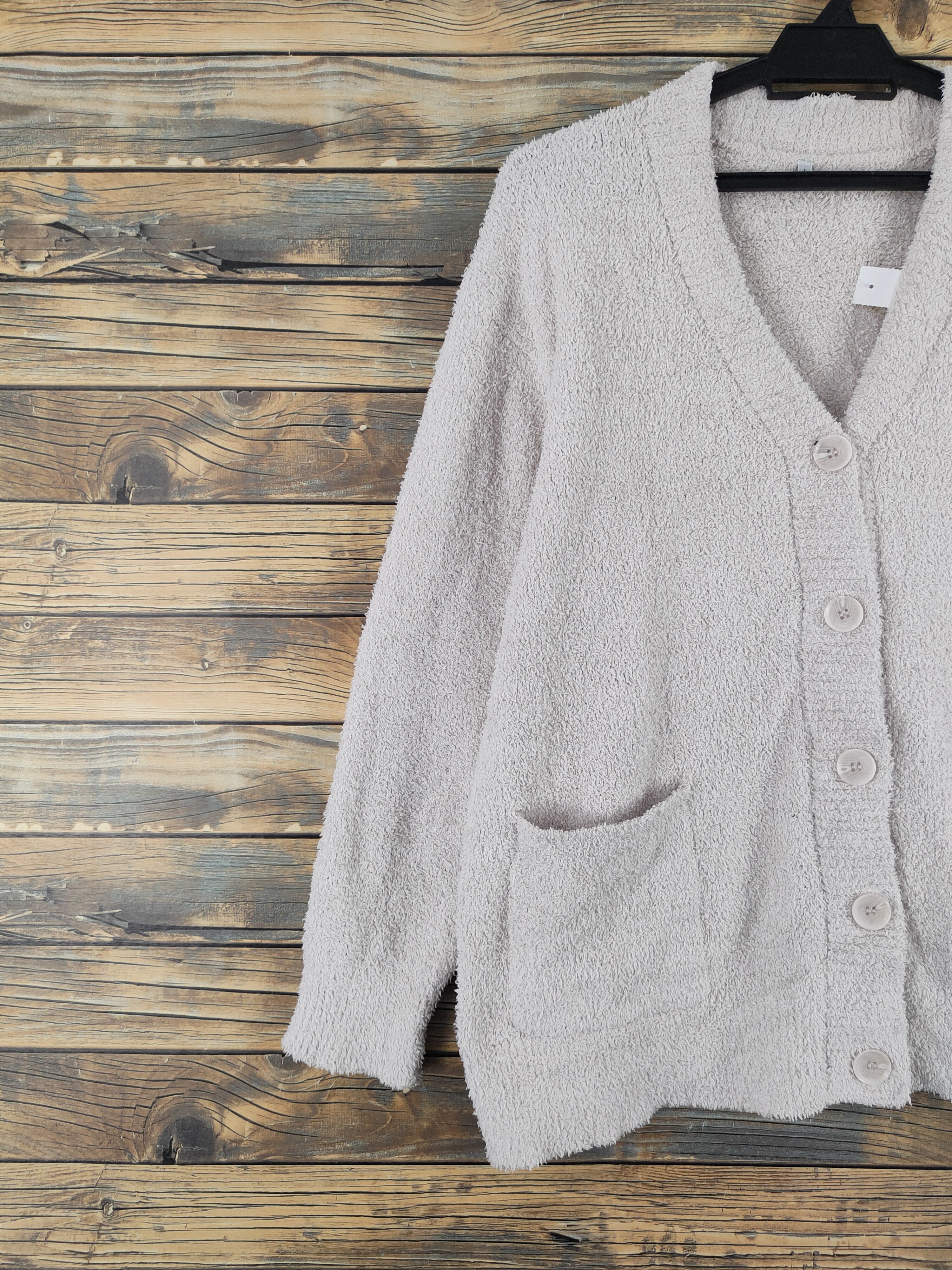 Homespun Knitwear × Japanese Brand Comfo-strain Ivory Fur Faux Knitwear Cardigan #W2178 Size L / US 10 / IT 46 - 3 Thumbnail