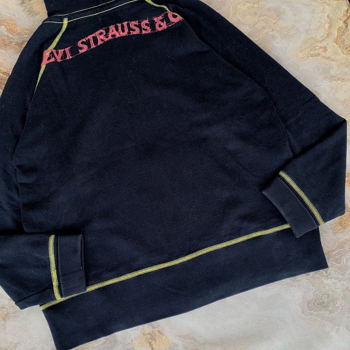 Levi's Vintage Clothing Vtg Levi's Fur Zipper Hoodie Punk Lgb Grunge Vkeii Style Size US L / EU 52-54 / 3 - 12 Thumbnail