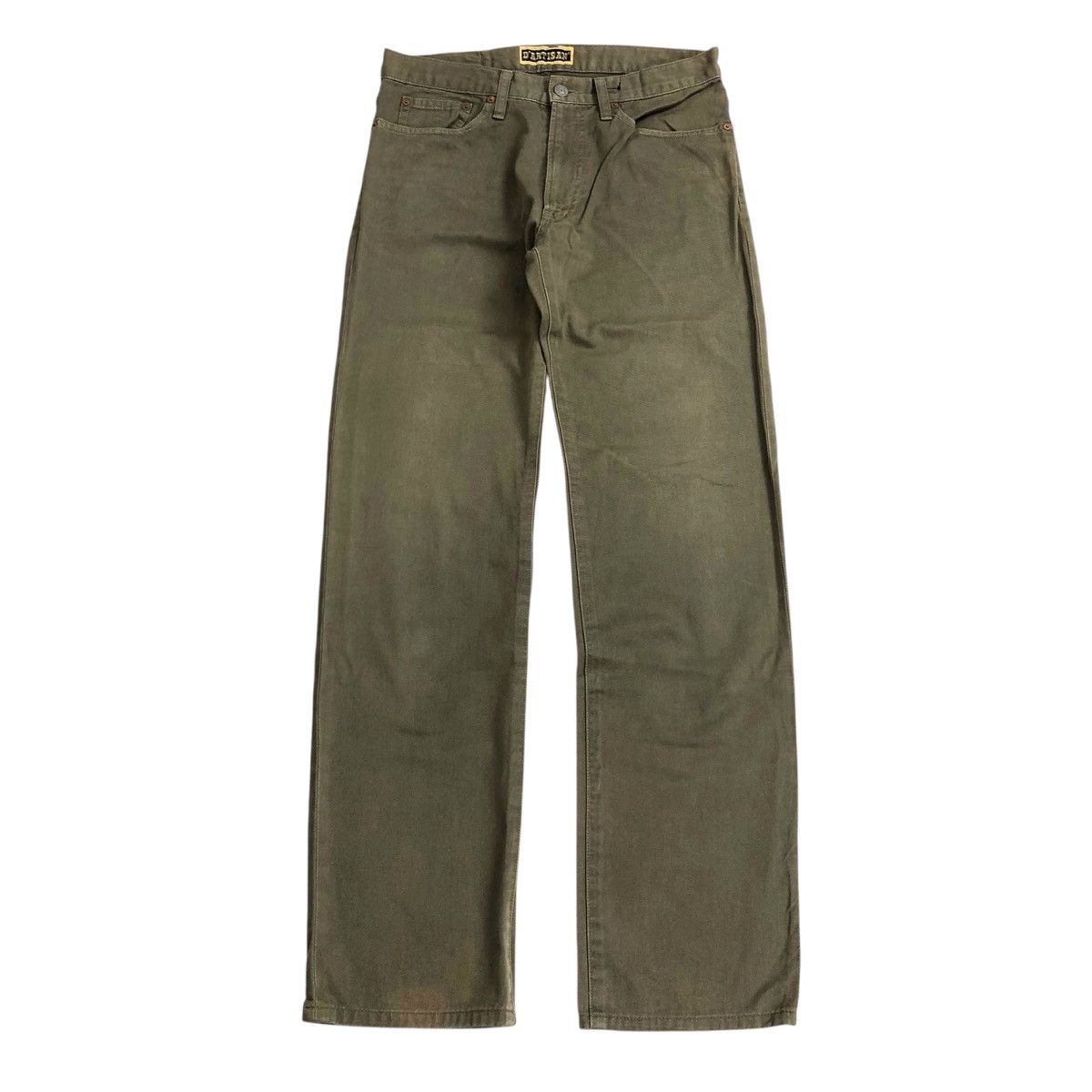 🐷 Vintage Studio D'Artisan Olive Green Washed Jeans
