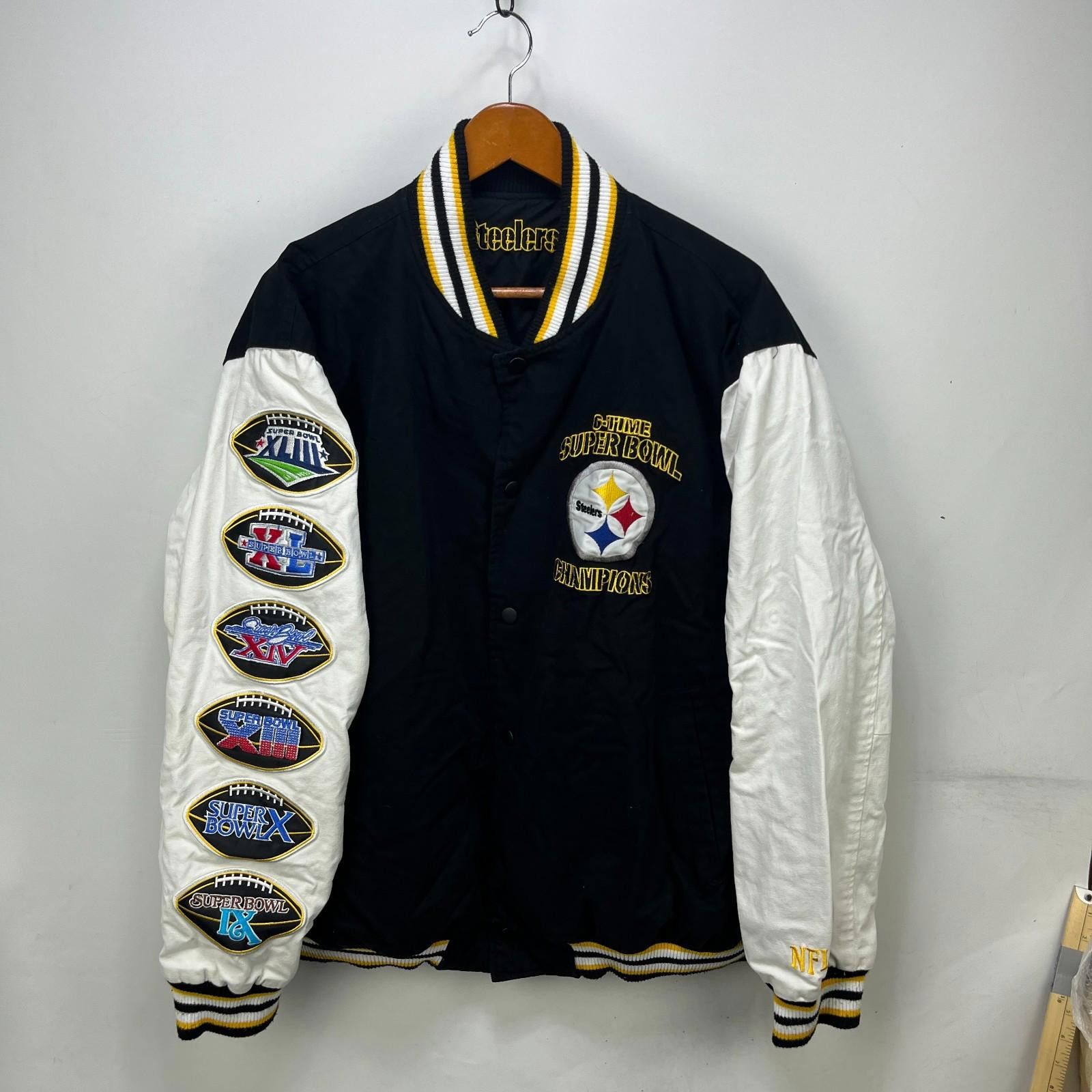 Other Vintage Pittsburgh Steelers 6-Time Super Bowl Jacket 2XL NFL Size ONE SIZE - 1 Thumbnail