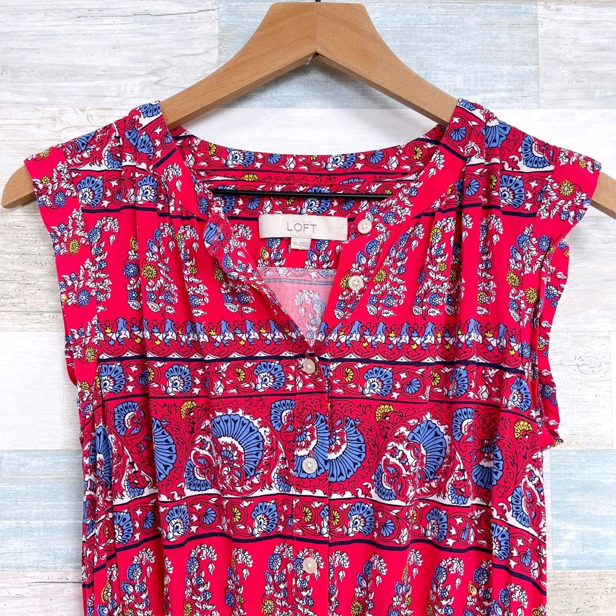 Loft LOFT Sleeveless Cinch Waist Shirt Dress Womens XS Size XS / US 0-2 / IT 36-38 - 2 Thumbnail