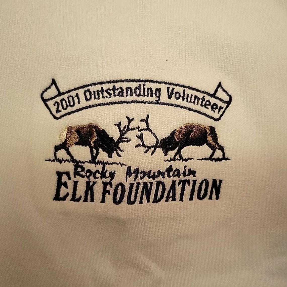 Vintage VINTAGE Rocky Mountain Elk Foundation Shirt Mens L Polo RMEF Made In The USA NEW Size US L / EU 52-54 / 3 - 3 Thumbnail