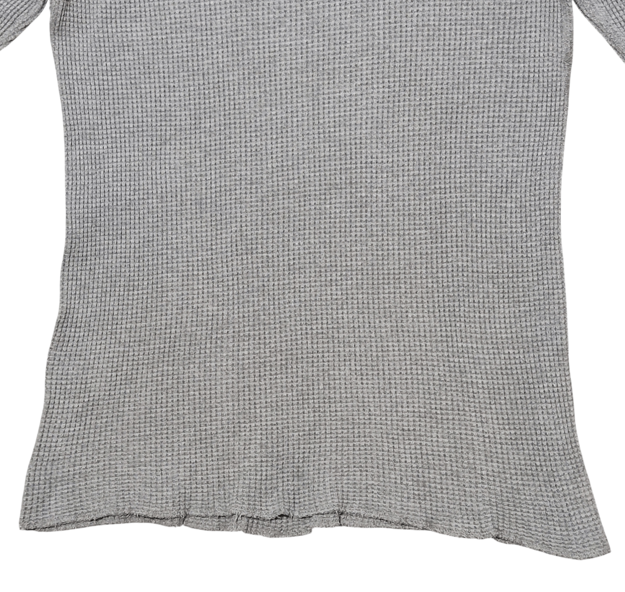 Beams Plus BEAMS Japan Waffle Knit Thermal Long Sleeve Heather Grey Size M / US 6-8 / IT 42-44 - 8 Thumbnail
