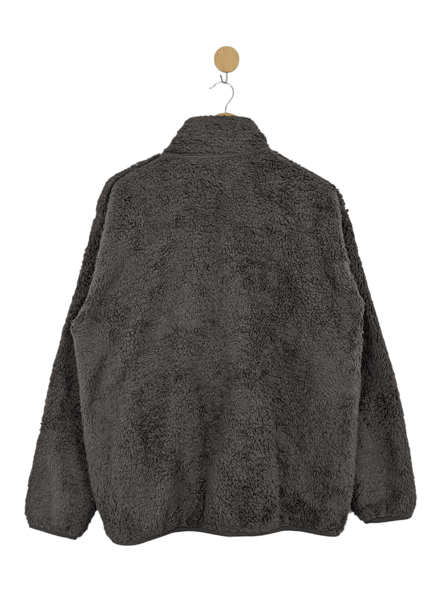 Japanese Brand Uniqlo Fleece Sherpa Zipper Jacket for Winter MJ0142 Size US M / EU 48-50 / 2 - 2 Thumbnail