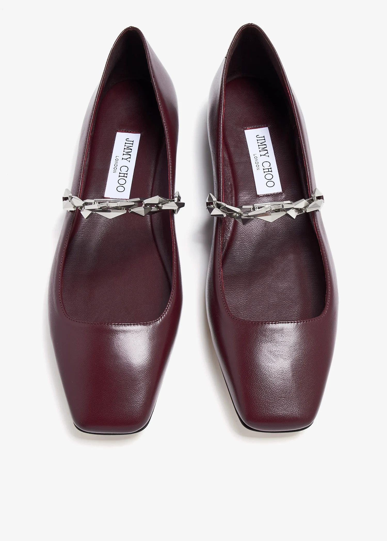 Jimmy Choo o1s22i1n1024 Diamond Tilda Ballet Flats in Purple Size US 6 / IT 36 - 5 Thumbnail