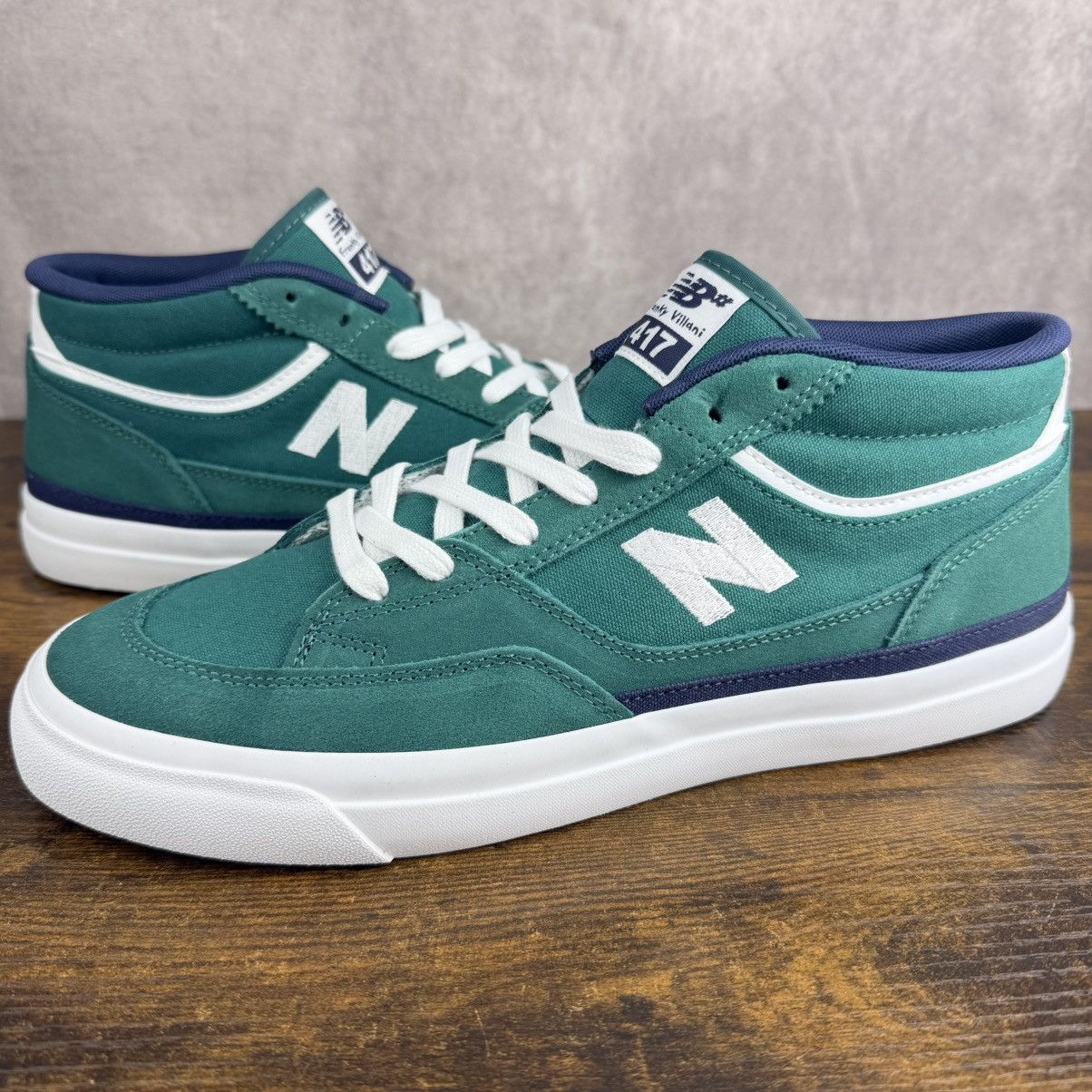 New Balance New Balance Numeric 417 x Franky Villani Teal White NM417VTL Size US 11.5 / EU 44-45 - 2 Thumbnail
