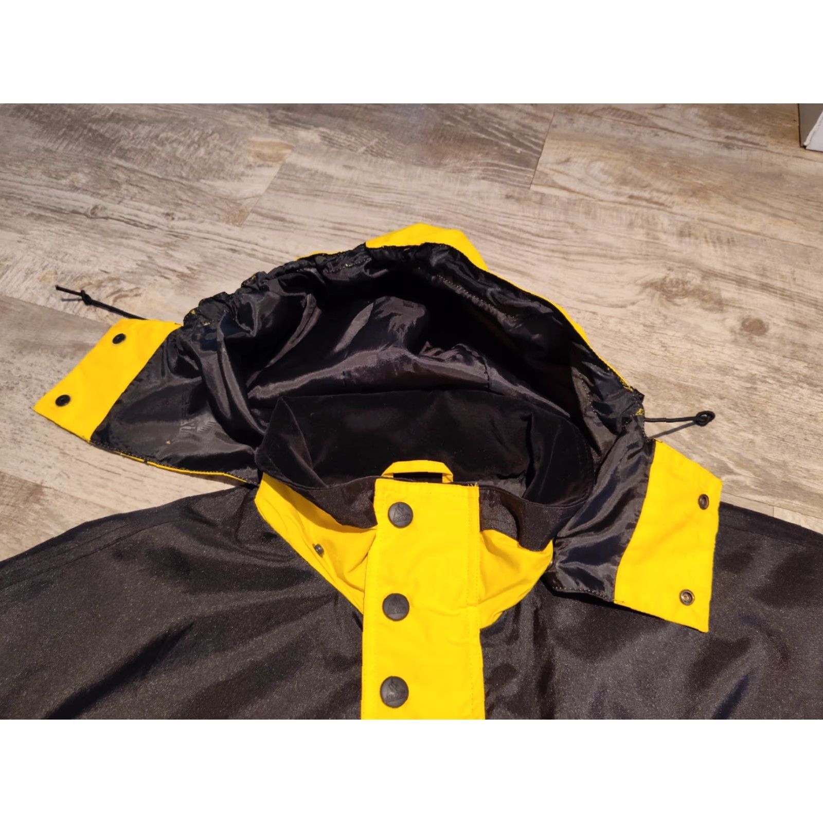 Vintage VINTAGE Zermatt 90s Yellow Half Zip Ski Jacket Mens Size M Hooded Pockets Outdoor Winter Sports Size US M / EU 48-50 / 2 - 7 Thumbnail