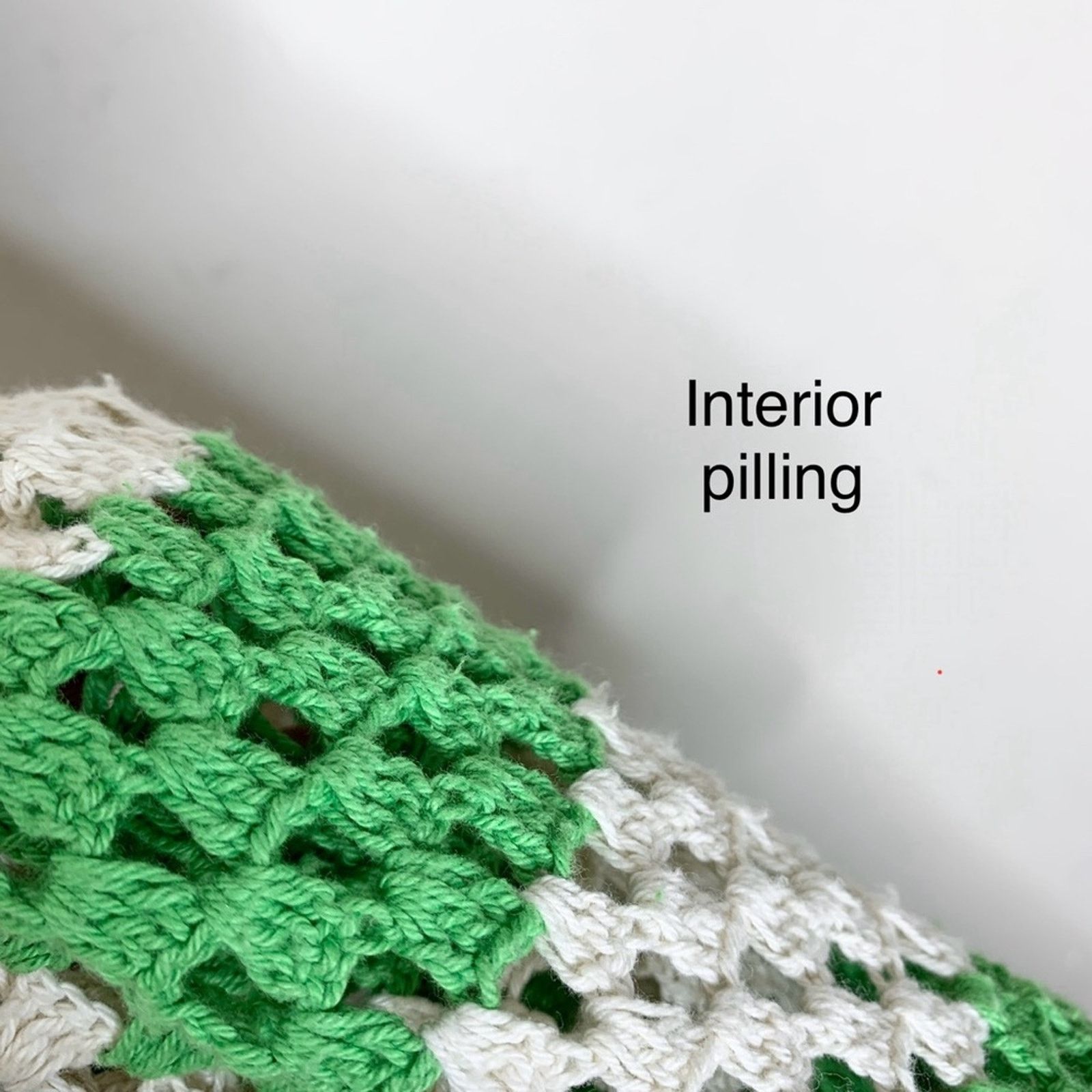 Bode Bode Crochet Shirt (Sz S/M) Flagship Striped Green Cream Size US M / EU 48-50 / 2 - 16 Thumbnail