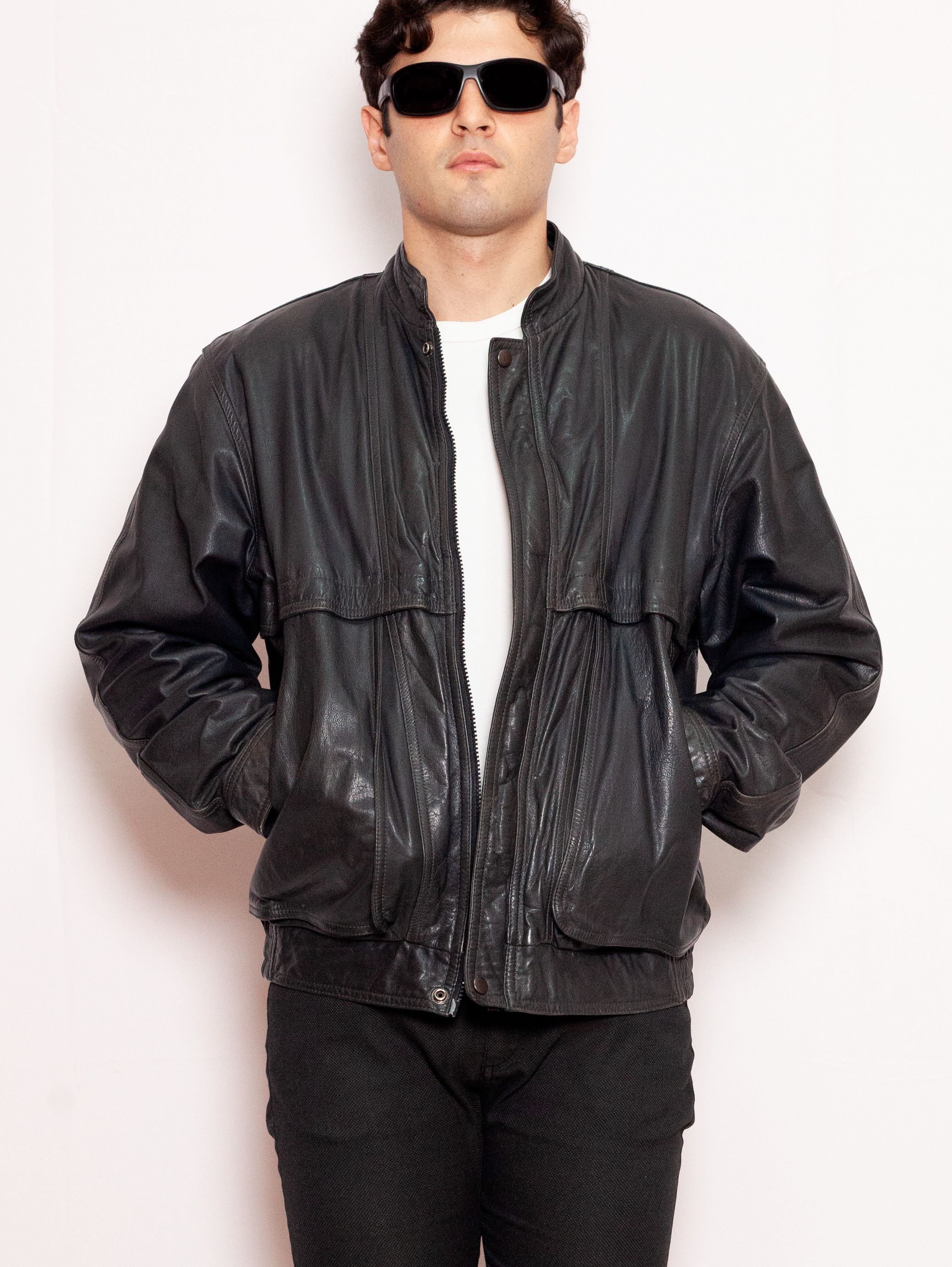Vintage Vintage leather jacket AA06 Size US L / EU 52-54 / 3 - 3 Thumbnail