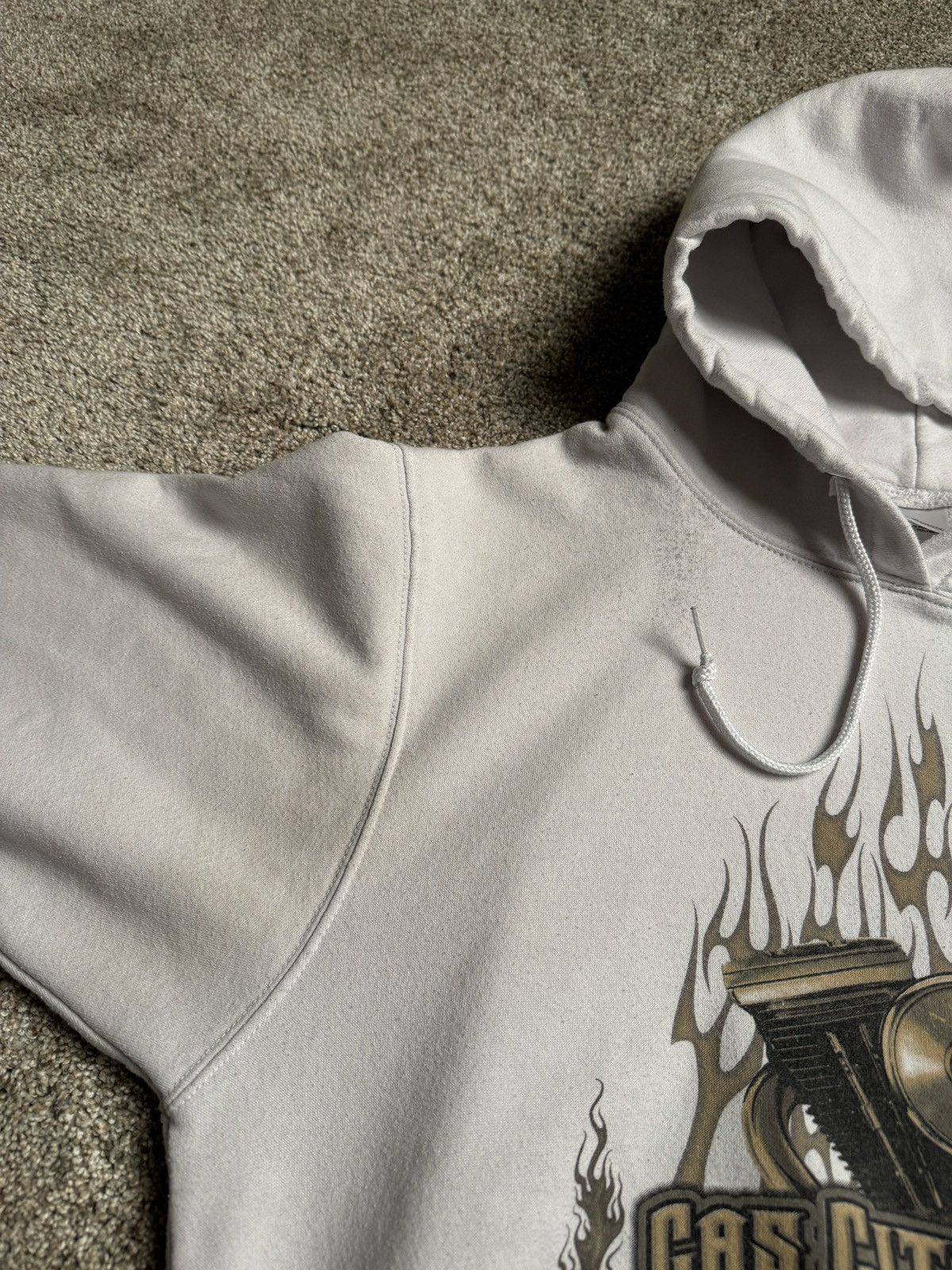 Other WHITE GAS CITY CYCLES PULLOVER HOODIE Size US M / EU 48-50 / 2 - 5 Thumbnail