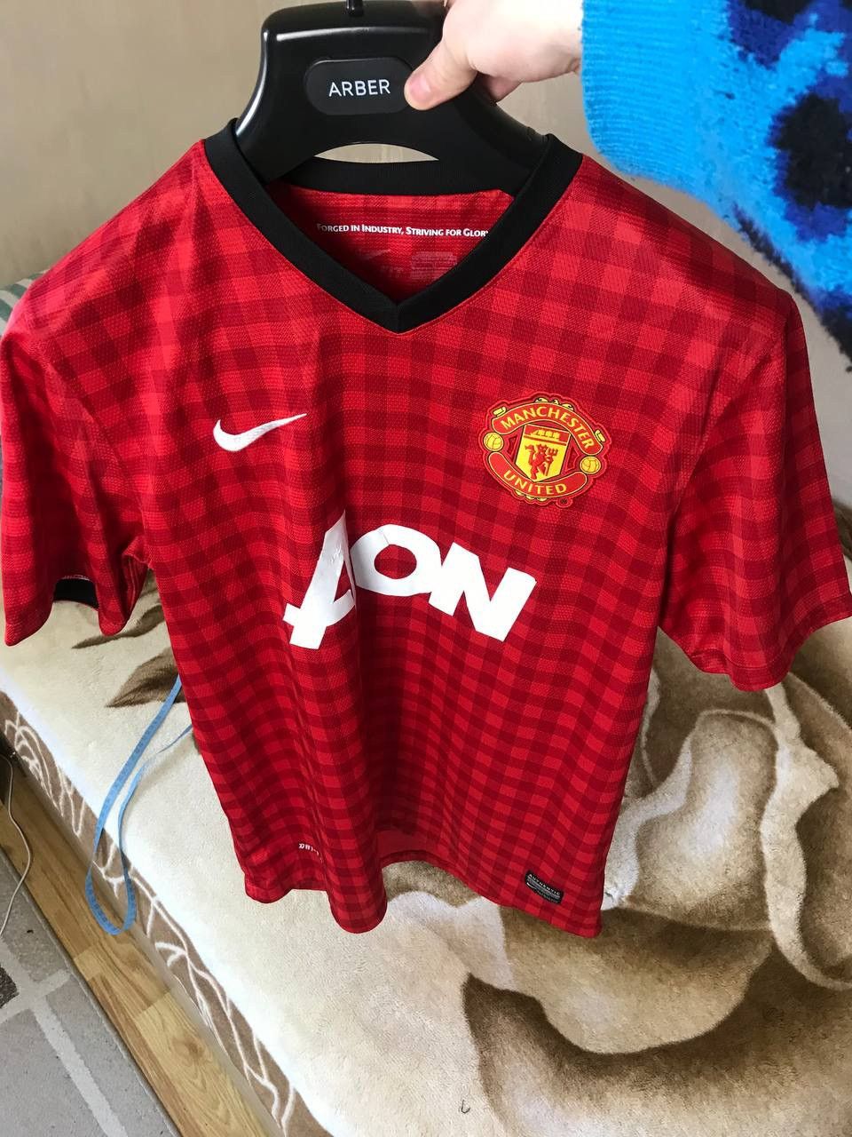 Vintage 🔥 Nike Manchester United Home 2012-2013 Jersey T Shirt Size US M / EU 48-50 / 2 - 8 Thumbnail