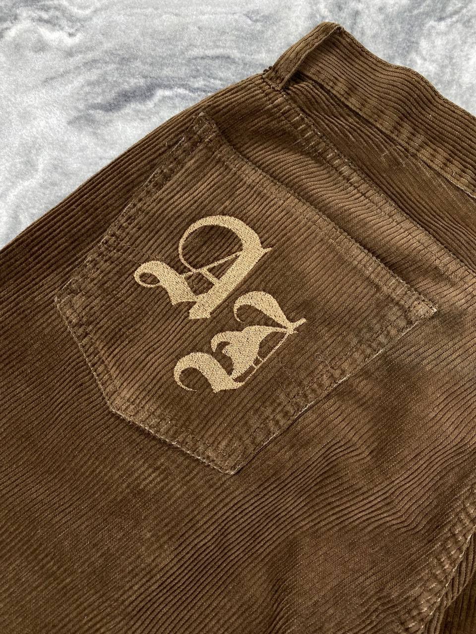Armani Vintage Armani Jeans Denim Corduroy Pants Big Logo Men Size US 36 / EU 52 - 3 Thumbnail