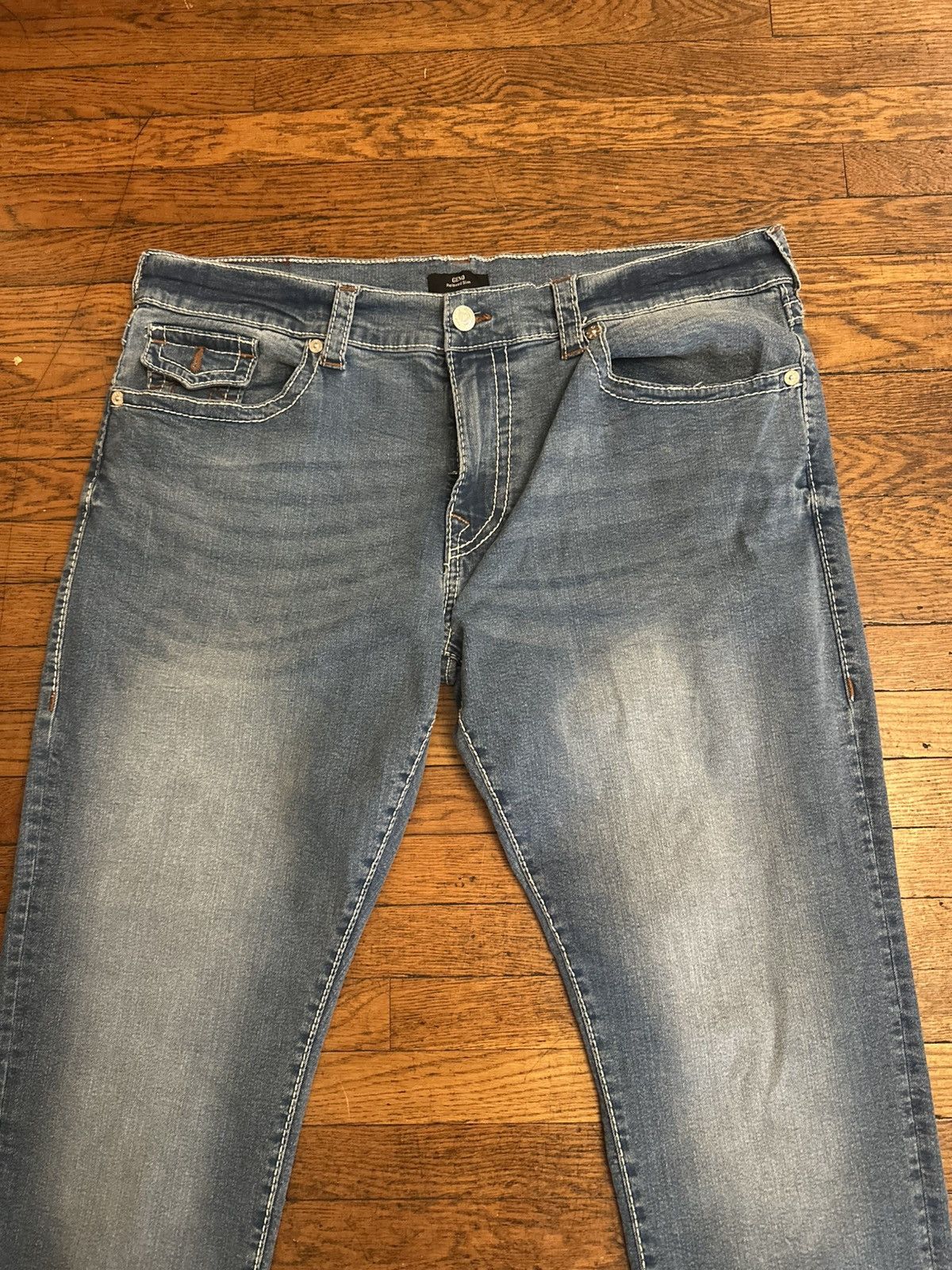 True Religion True Religion Men's Geno Relaxed Slim Jeans Size US 40 / EU 56 - 3 Thumbnail