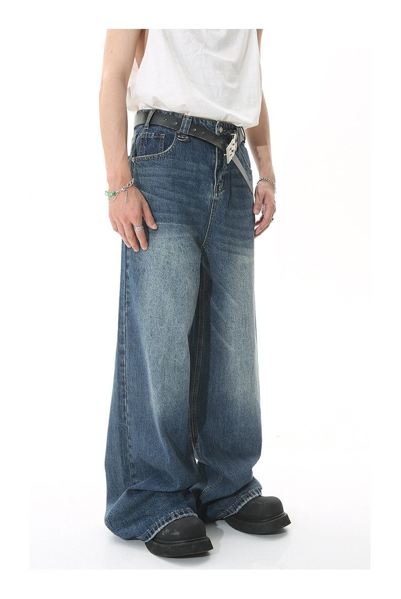 Japanese Brand Japanese retro high waist wide leg jeans y2k Size US 32 / EU 48 - 2 Thumbnail