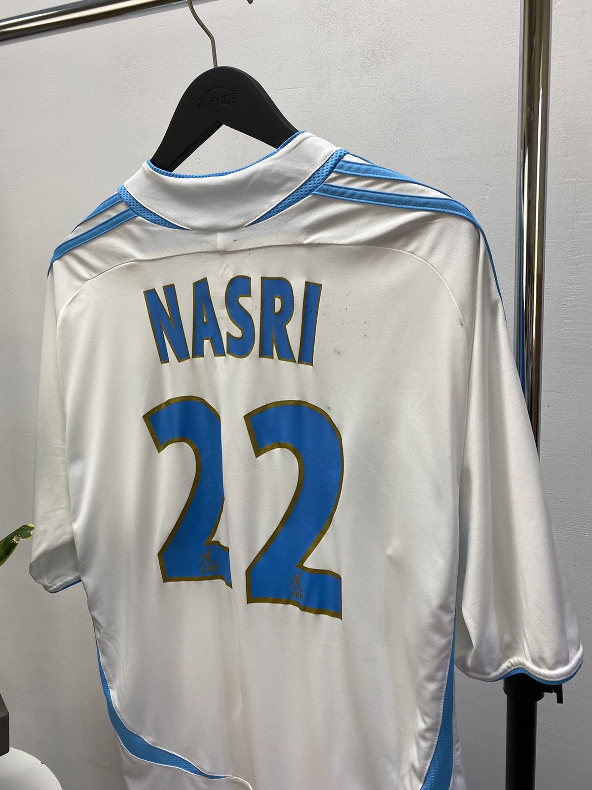 Adidas × Vintage Nasri #22 Olympique Marseille 2007 2008 Soccer Jersey Size US XXL / EU 58 / 5 - 22 Thumbnail