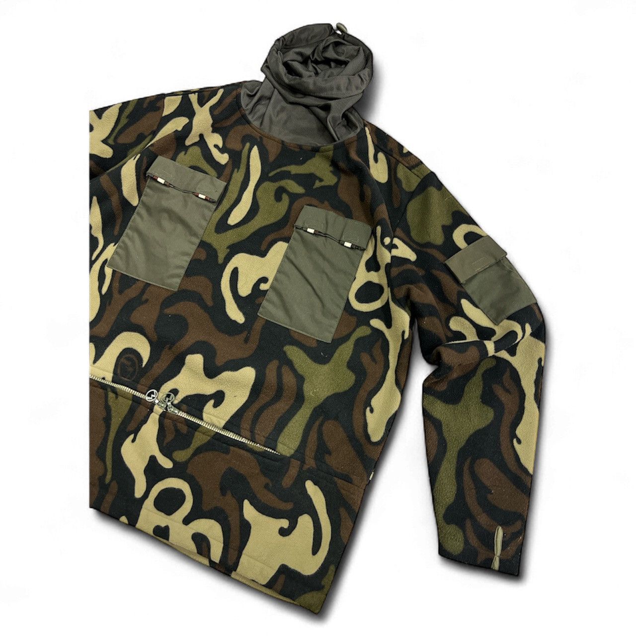 Maharishi Vintage Maharishi Half Zipper Fleece Camouflage Size US M / EU 48-50 / 2 - 7 Thumbnail