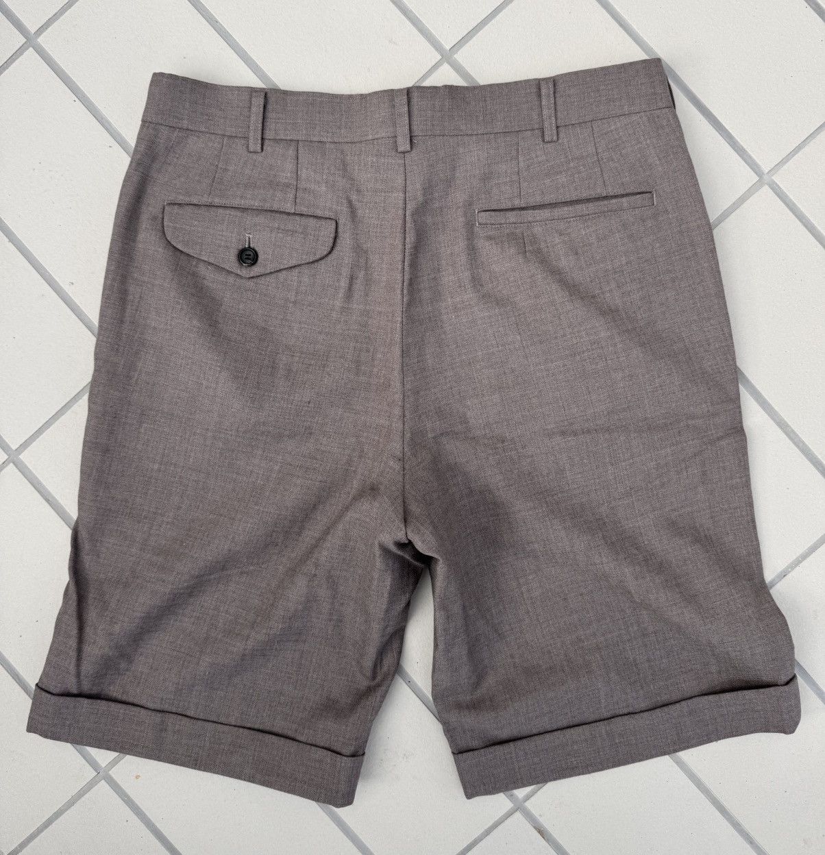 Comme des Garcons Homme Plus COMME des GARCONS HOMME PLUS PO-P017 AD2014 Wool Half Pants Size US 30 / EU 46 - 4 Thumbnail