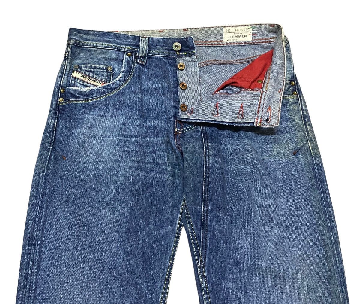 Diesel × If Six Was Nine Rare Design Vintage Brand Diesel Jeans 1990s Size US 31 - 6 Thumbnail